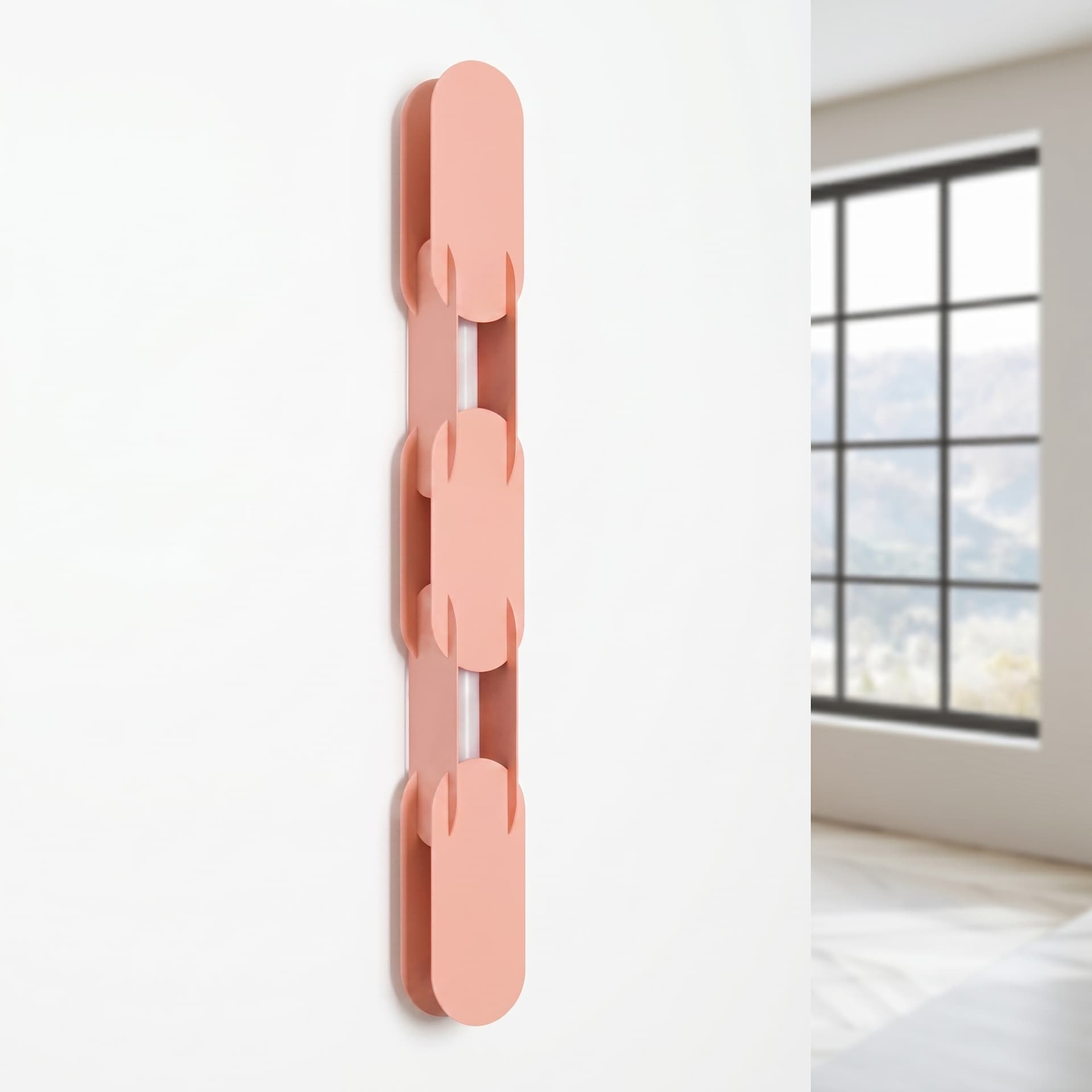Wall lamp CHAIN 91 cm, peach, Thoro - 310908
