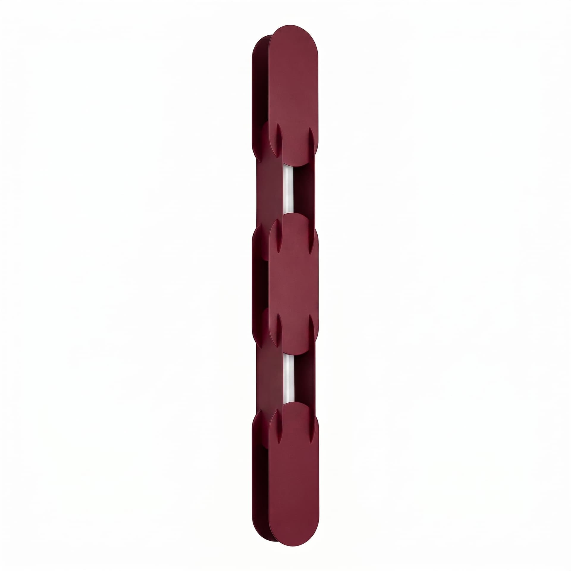 Wall lamp CHAIN 91 cm, burgundy, Thoro