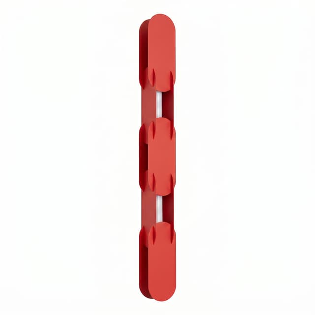 Wall lamp CHAIN 91 cm, red, Thoro - DIMENSION