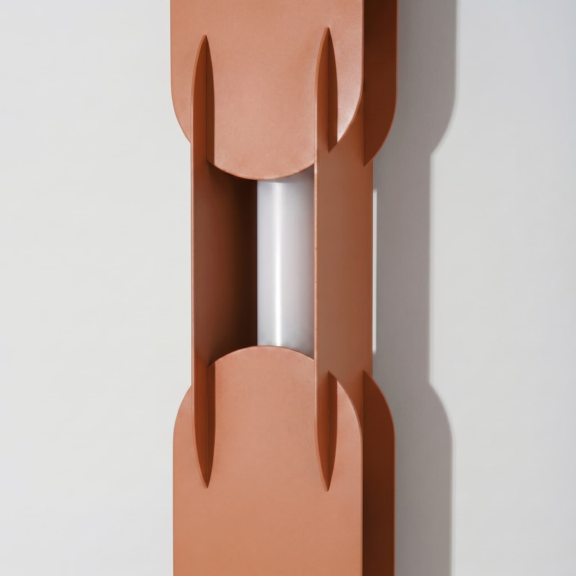 Wall lamp CHAIN 91 cm, ochre red, Thoro - 310871