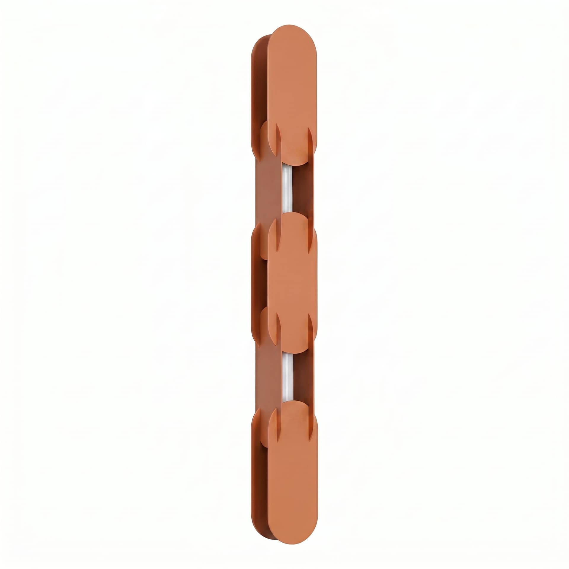 Wall lamp CHAIN 91 cm, ochre red, Thoro