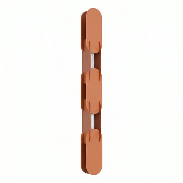 Wall lamp CHAIN 91 cm, ochre red, Thoro - DIMENSION