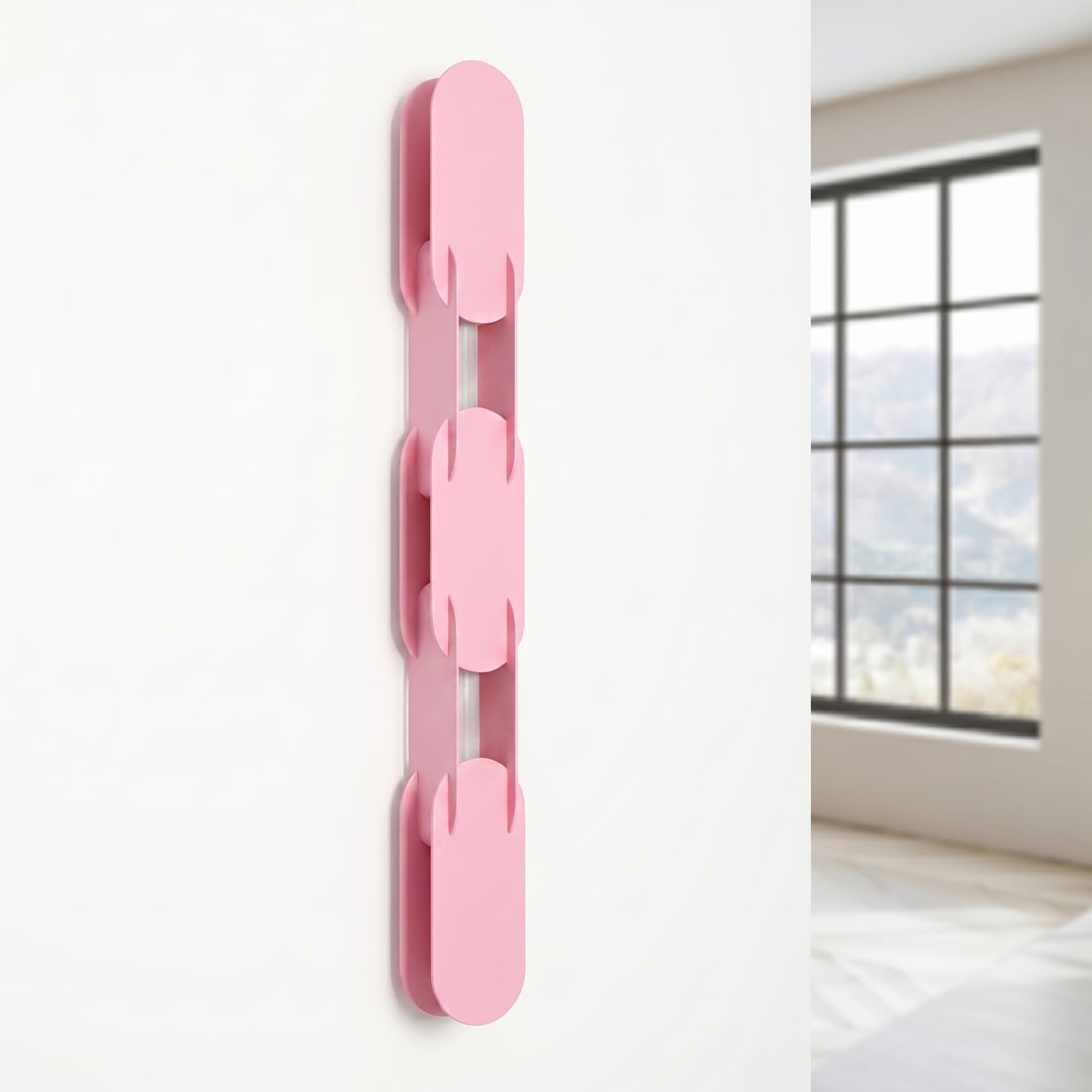 Wall lamp CHAIN 91 cm, pink, Thoro - 310860