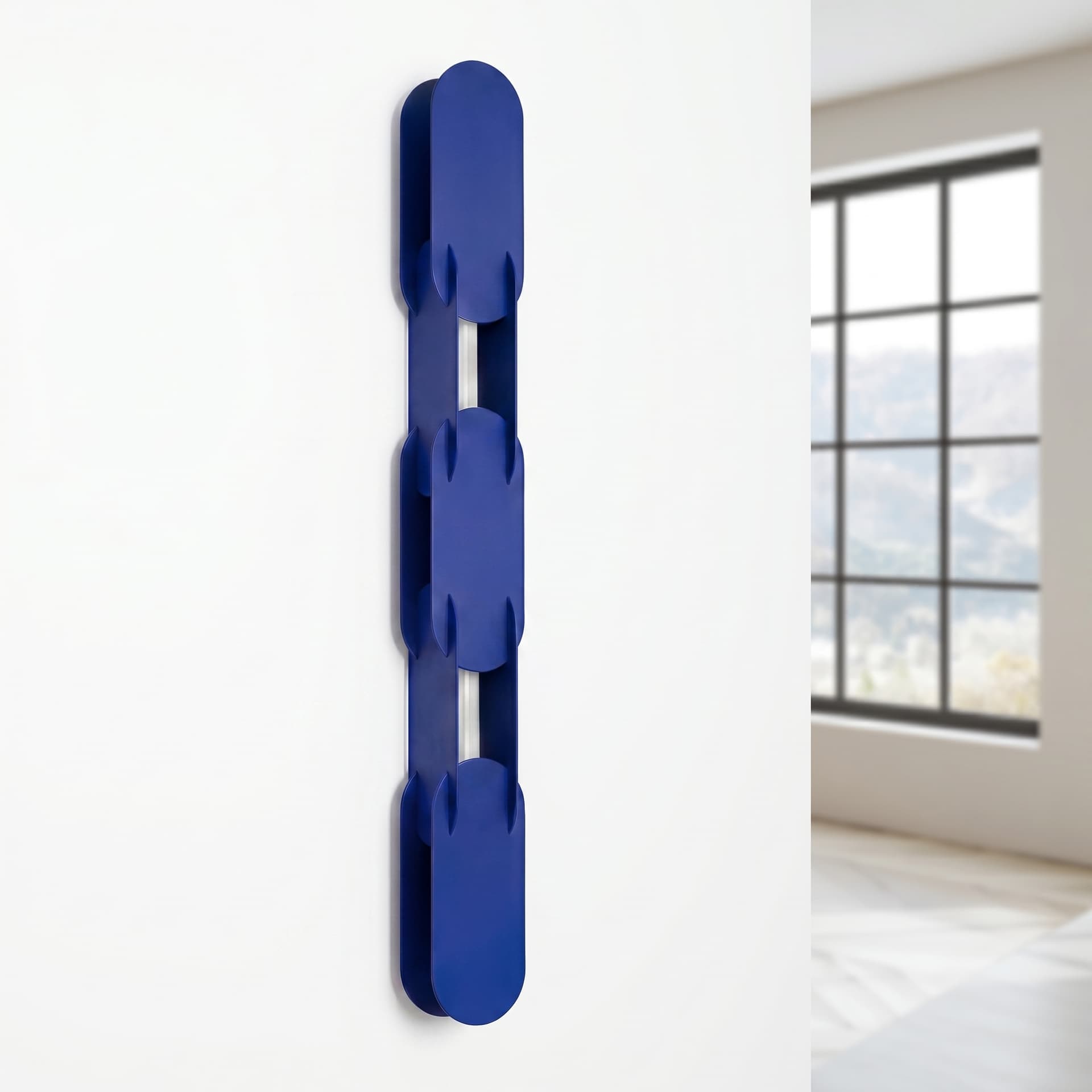 Wall lamp CHAIN 91 cm, ultramarine, Thoro - 310836