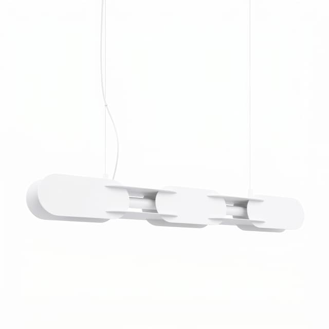 Pendant lamp CHAIN 91 cm, white, Thoro - DIMENSION