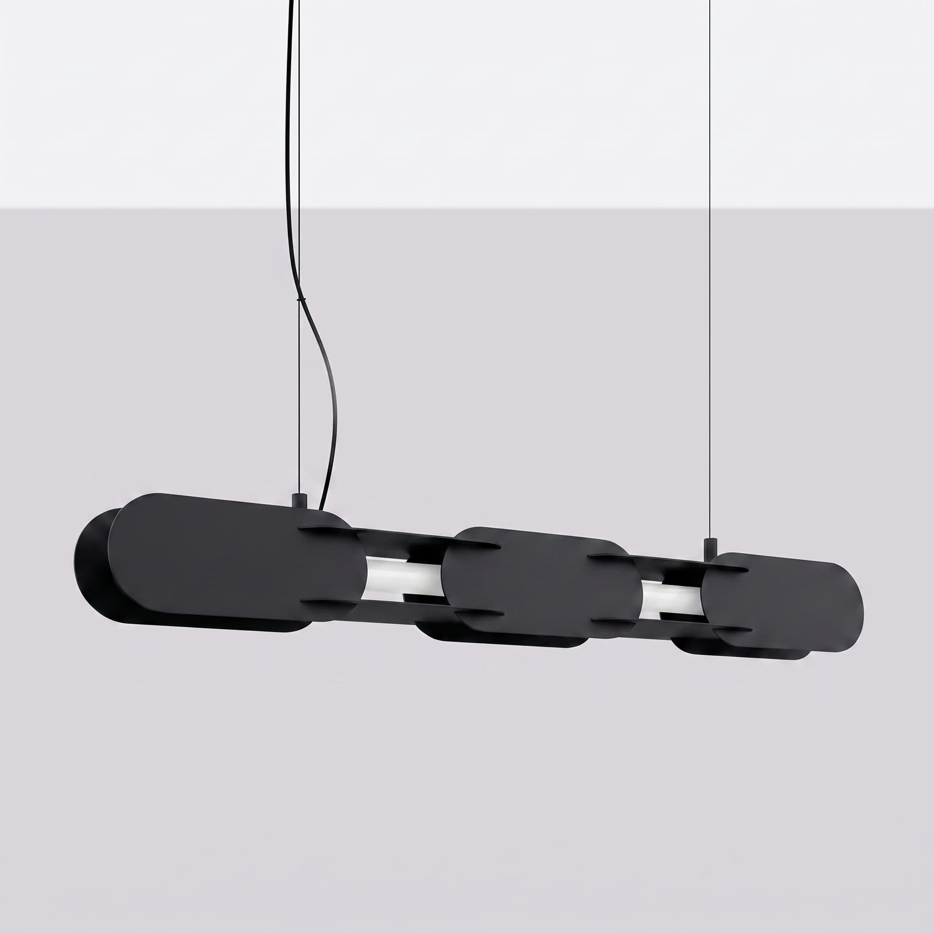 Pendant lamp CHAIN 91 cm, black, Thoro - 310780