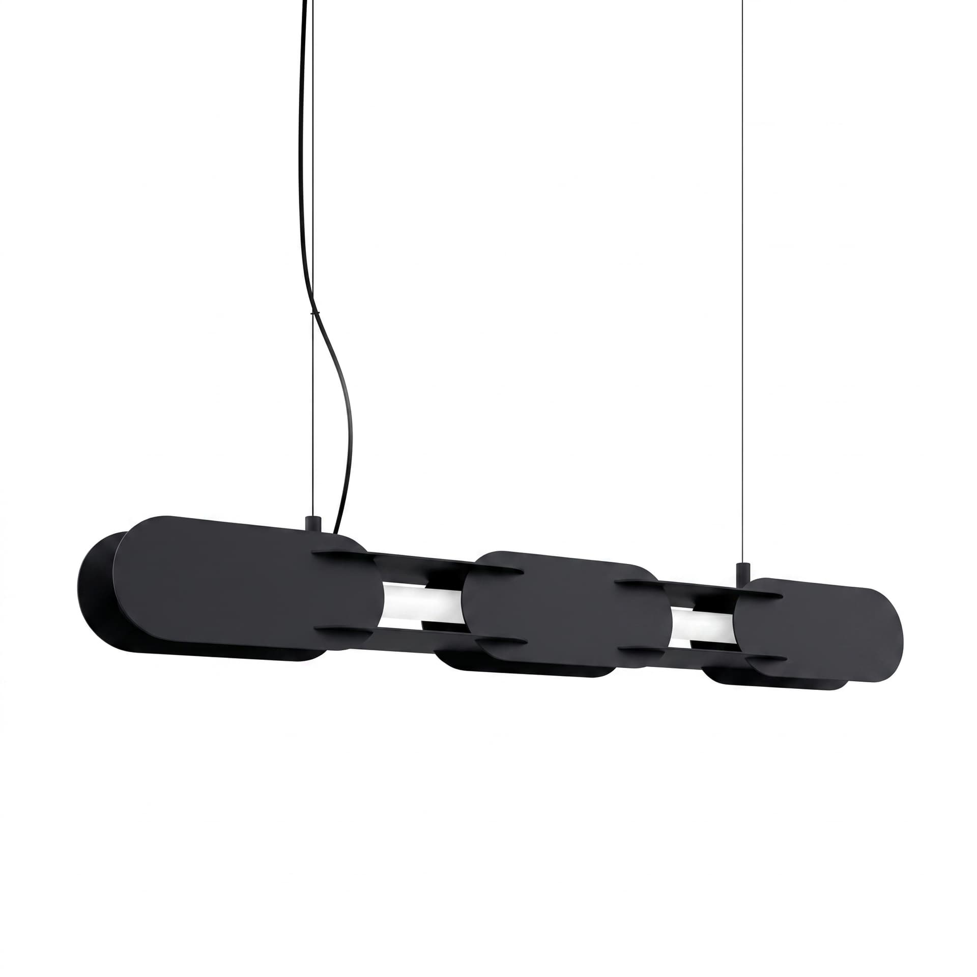 Pendant lamp CHAIN 91 cm, black, Thoro