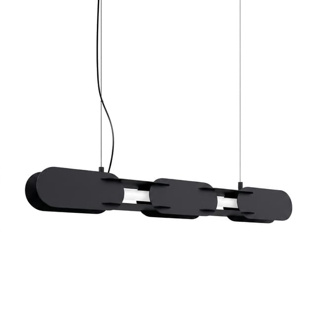 Pendant lamp CHAIN 91 cm, black, Thoro - DIMENSION