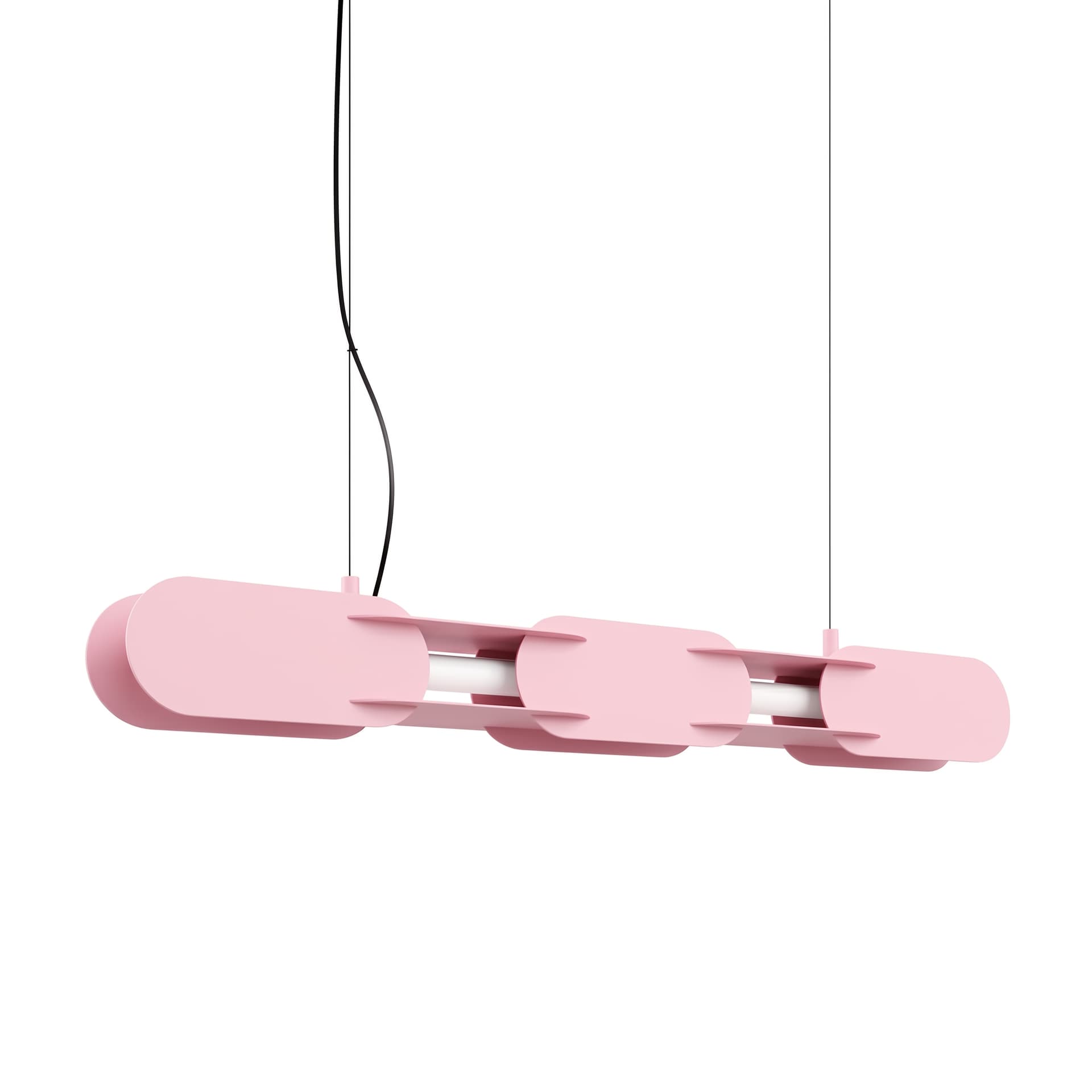 Pendant lamp CHAIN 91 cm, pink, Thoro