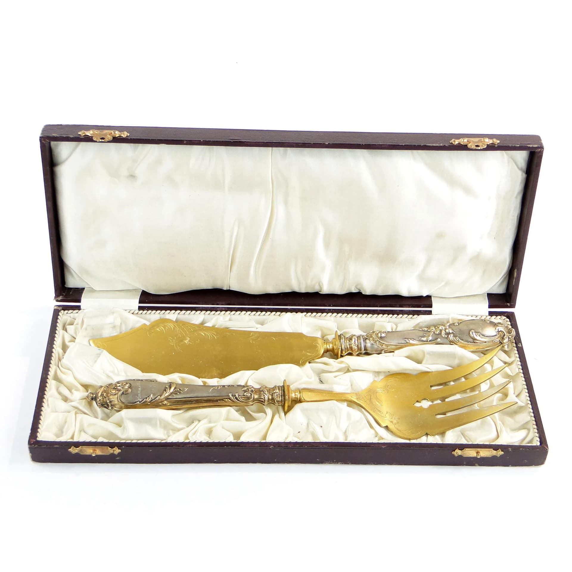 Serving Cutlery Set, rocaille, silver, Sweden, 19th c. - 22868