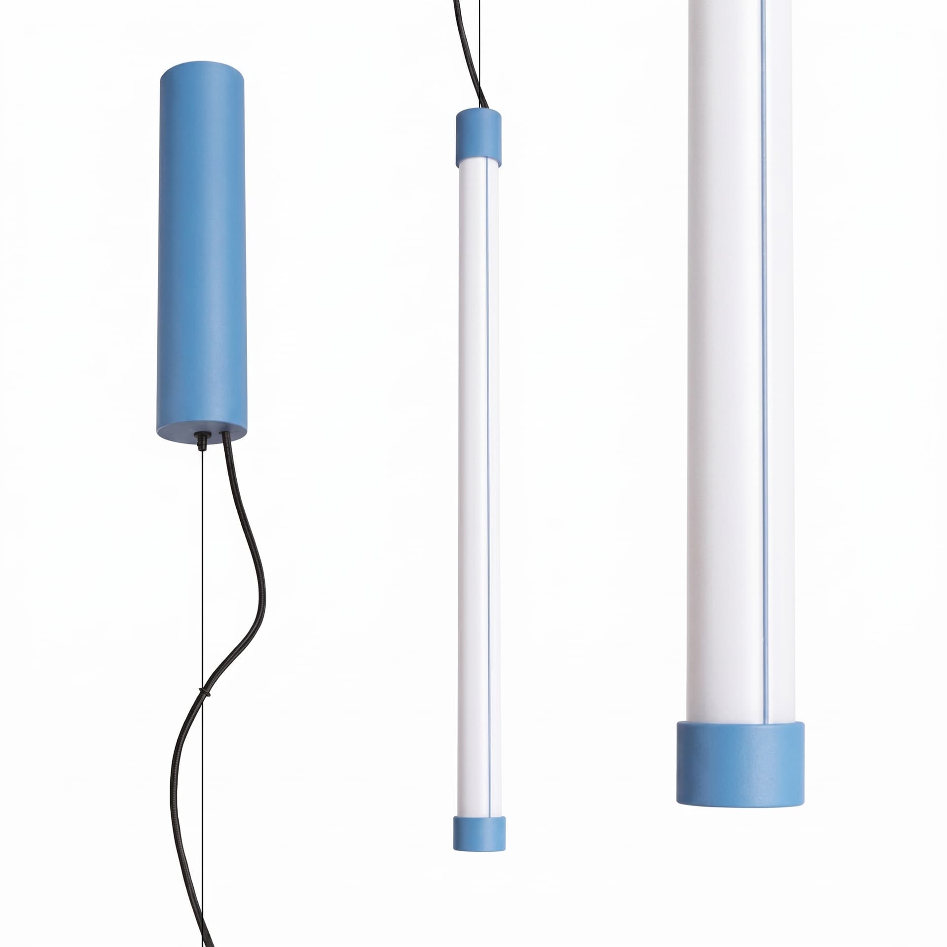 Pendant lamp TRANG 50 cm, blue, Thoro - 310680