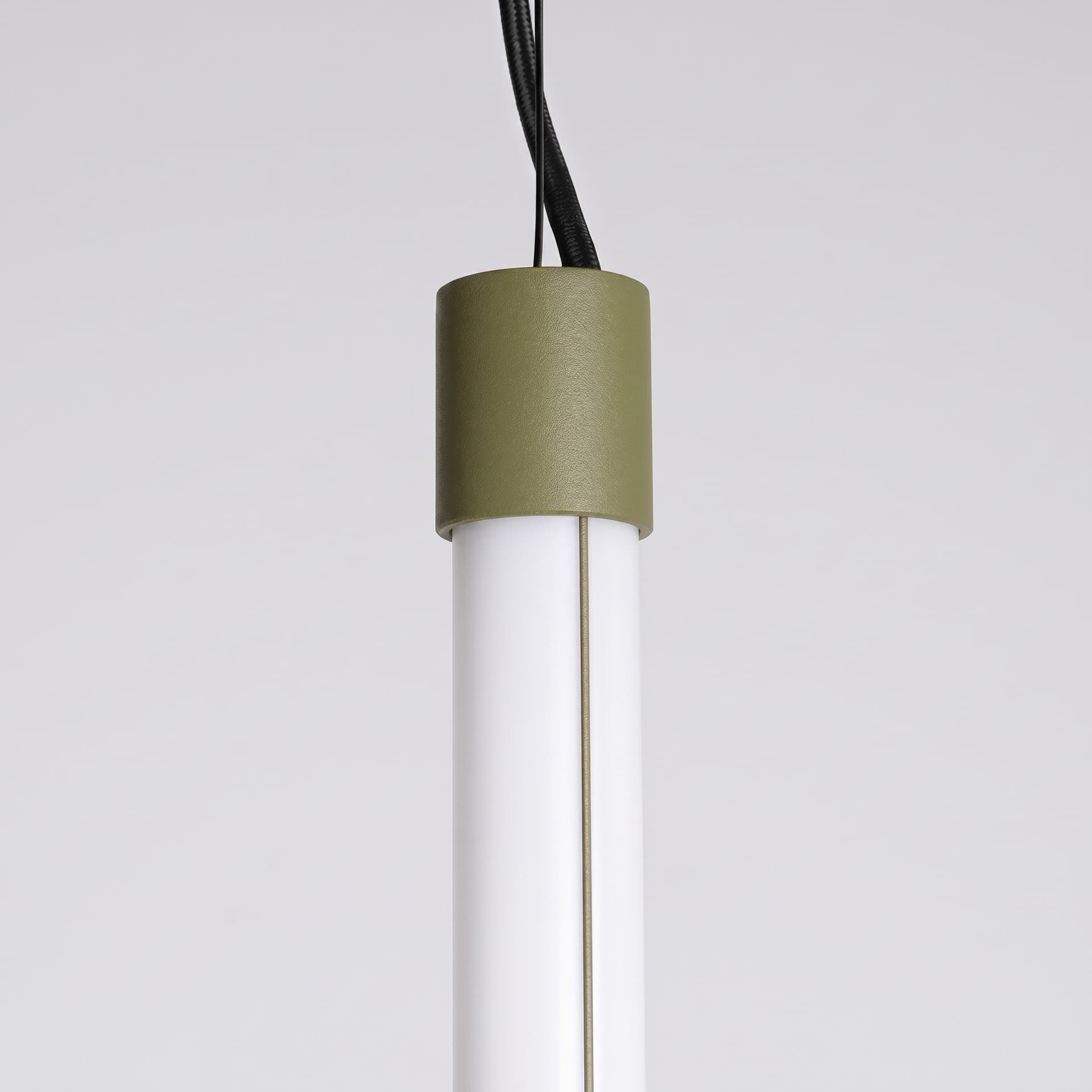 Pendant lamp TRANG 50 cm, olive green, Thoro - 312032
