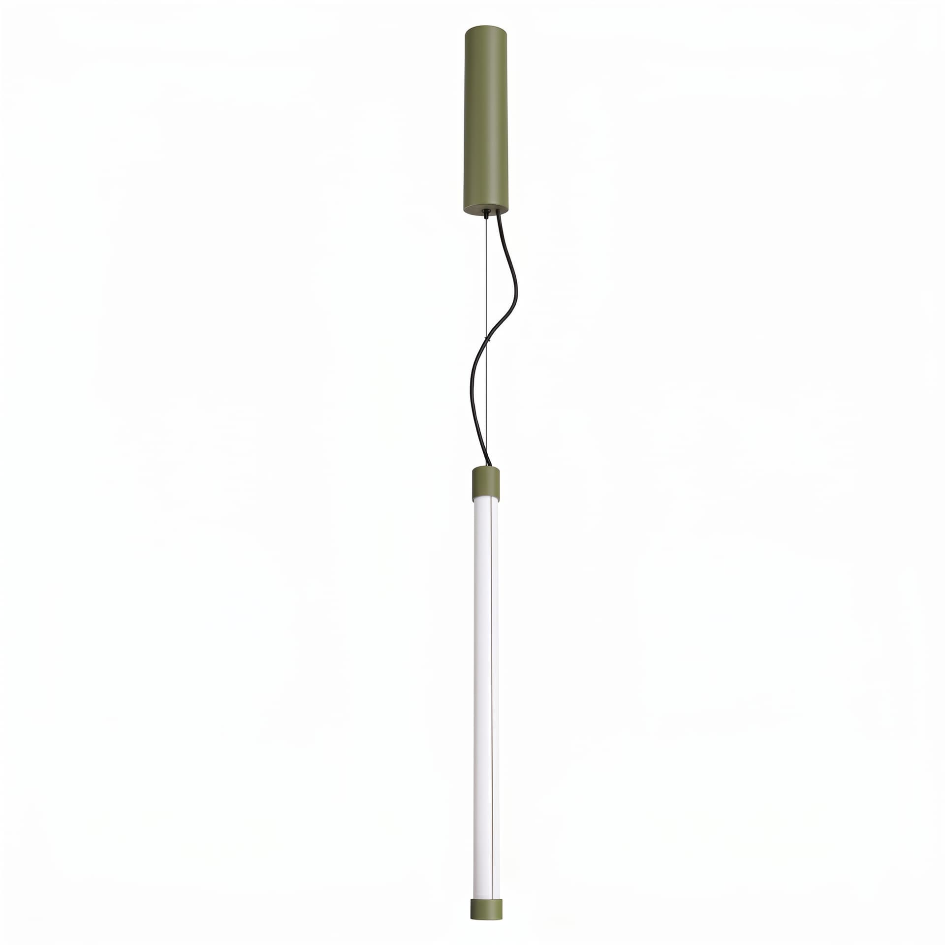 Pendant lamp TRANG 50 cm, olive green, Thoro