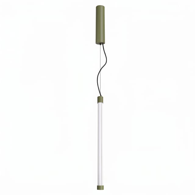 Pendant lamp TRANG 50 cm, olive green, Thoro - DIMENSION
