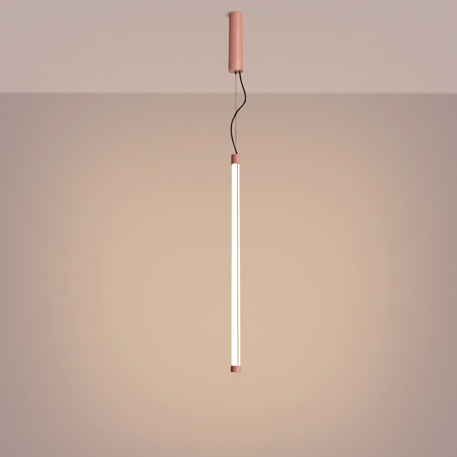 Pendant lamp TRANG 75 cm, peach, Thoro - 311985