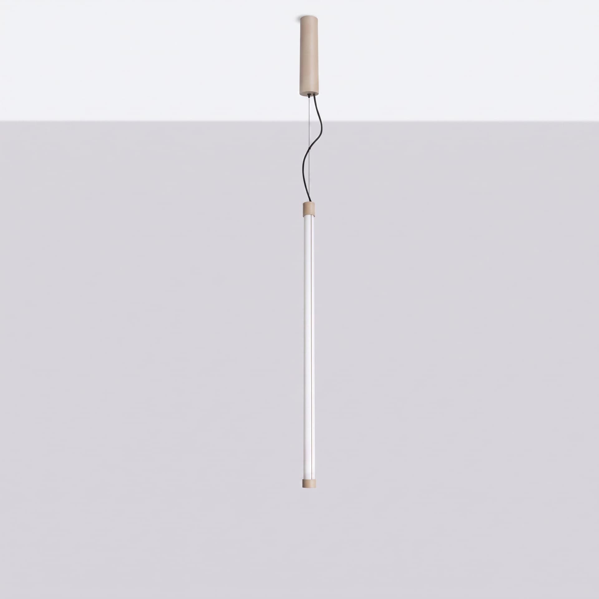 Pendant lamp TRANG 75 cm, taupe, Thoro - 311912