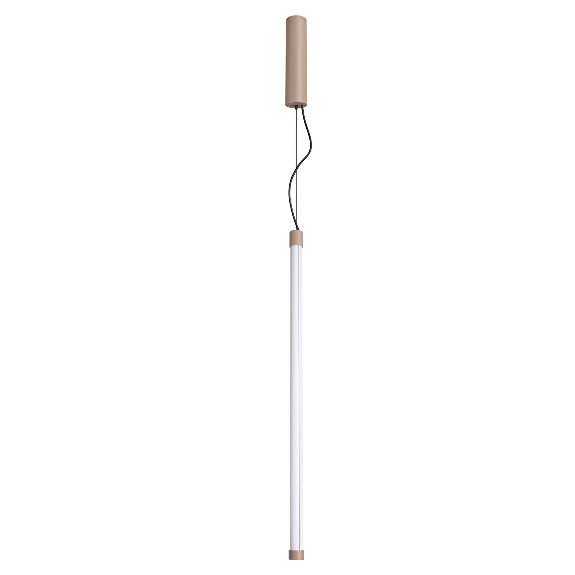 Pendant lamp TRANG 75 cm, taupe, Thoro