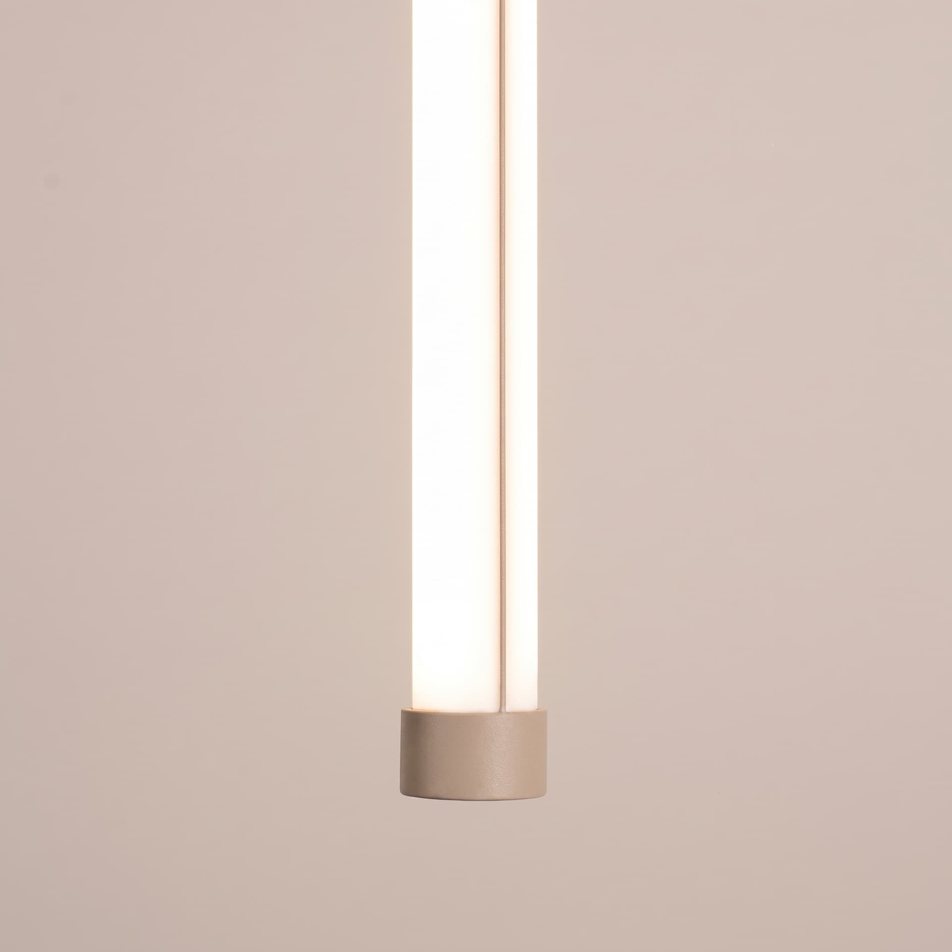 Pendant lamp TRANG 75 cm, taupe, Thoro - 311914
