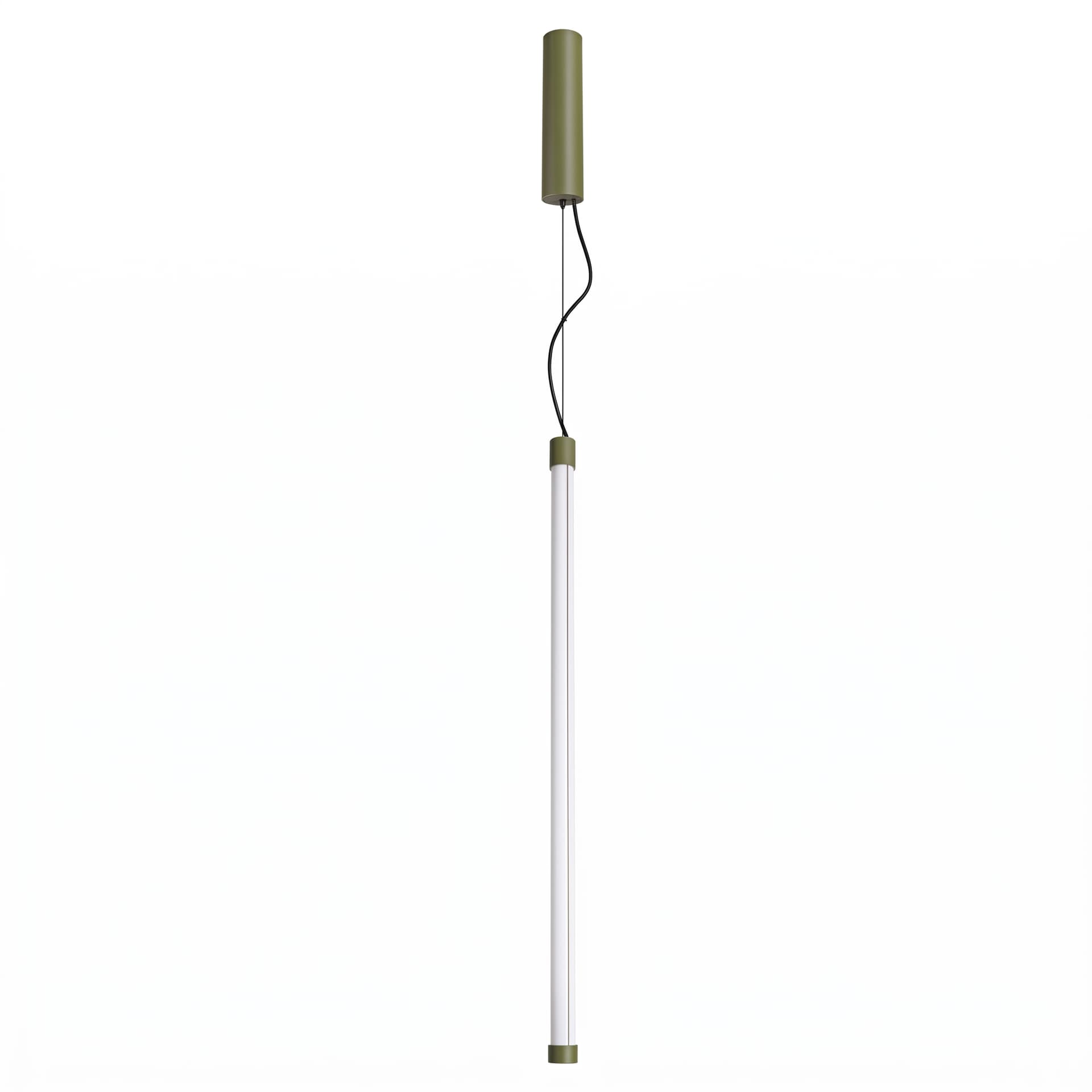 Pendant lamp TRANG 75 cm, olive green, Thoro