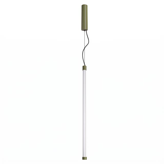Pendant lamp TRANG 75 cm, olive green, Thoro - DIMENSION
