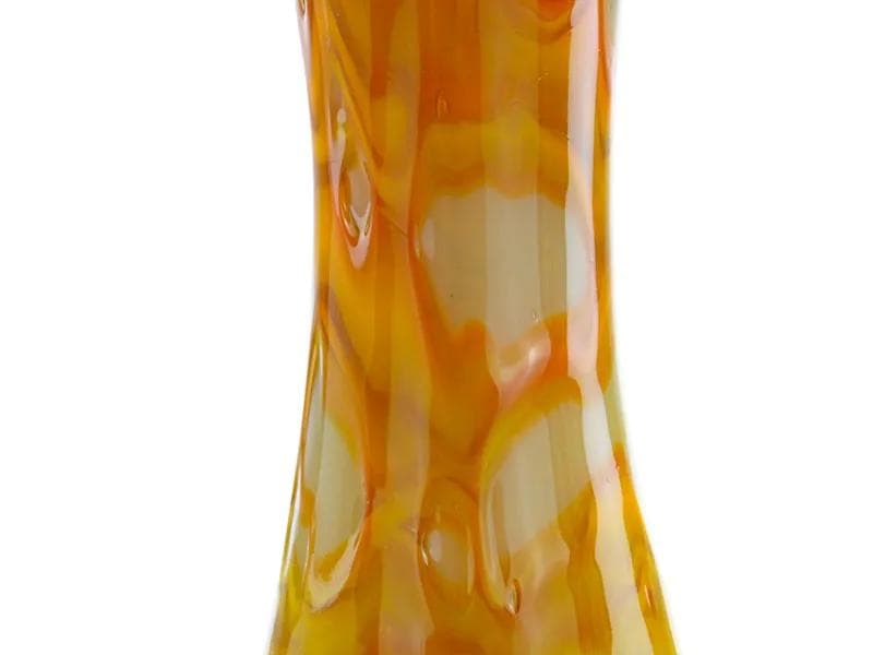 Wazon, multikolor, szkło, proj. J. S. Drost, Ząbkowice, Polska, lata 70. - 22843