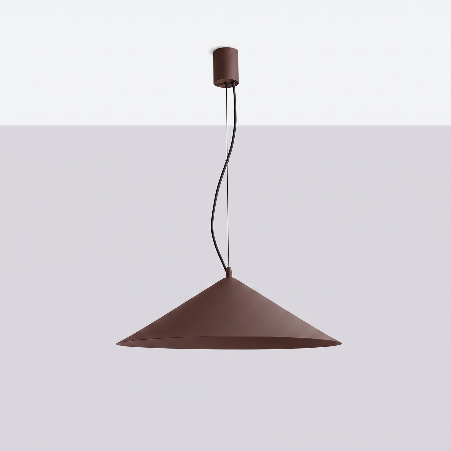 Pendant lamp FINT brown, Thoro - 312483