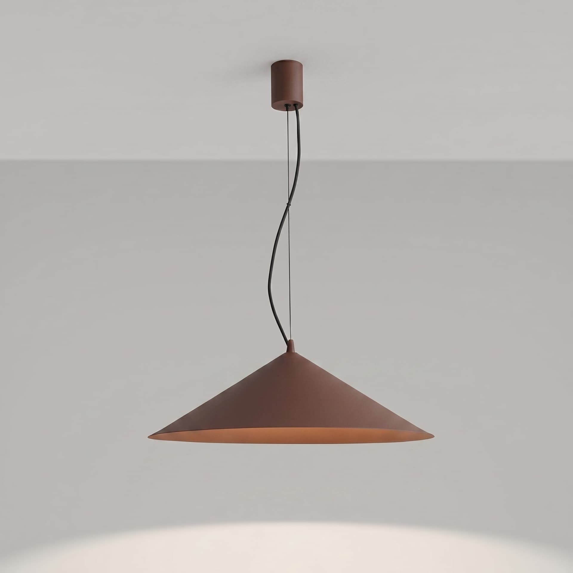 Pendant lamp FINT brown, Thoro - 312485