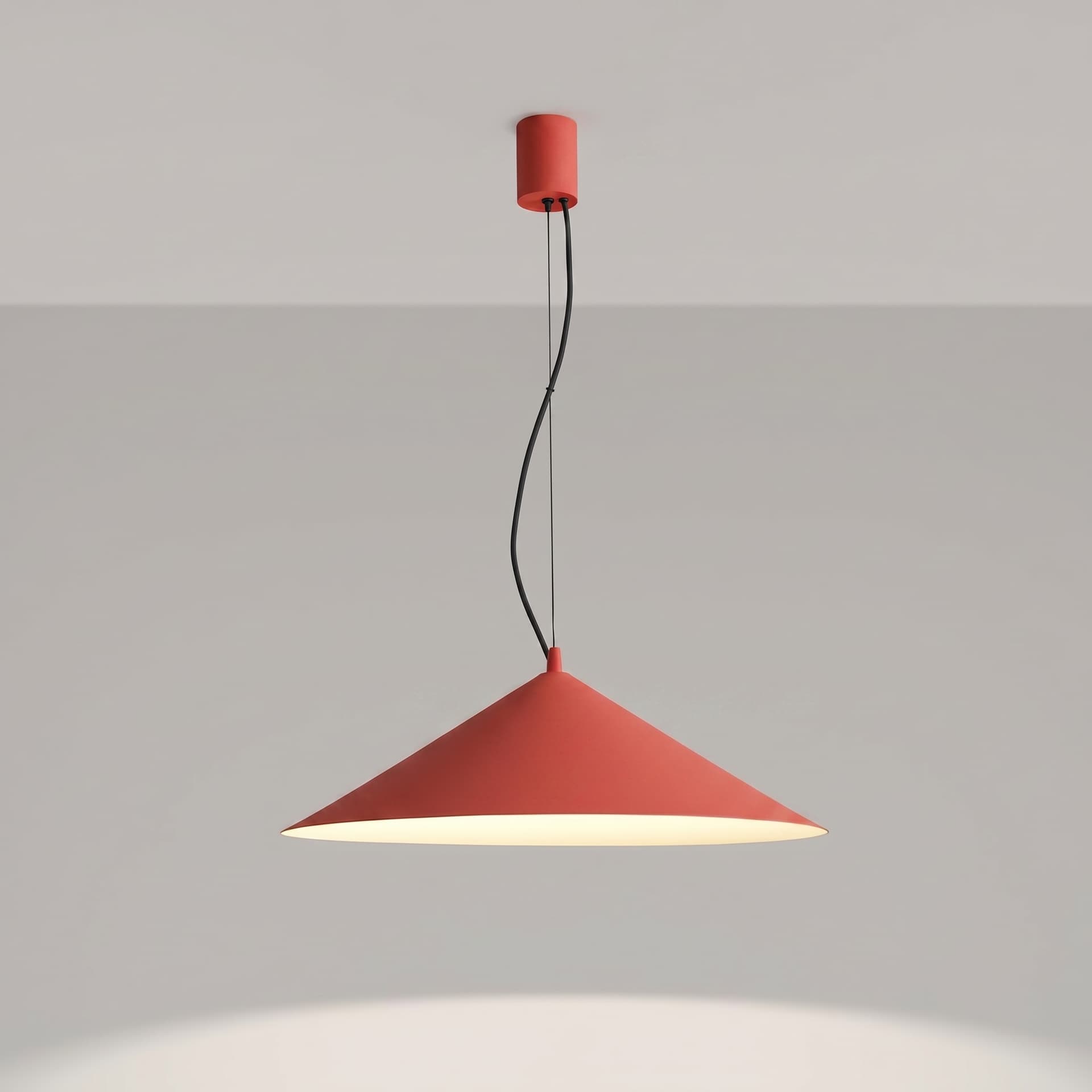 Pendant lamp FINT red, Thoro - 312420