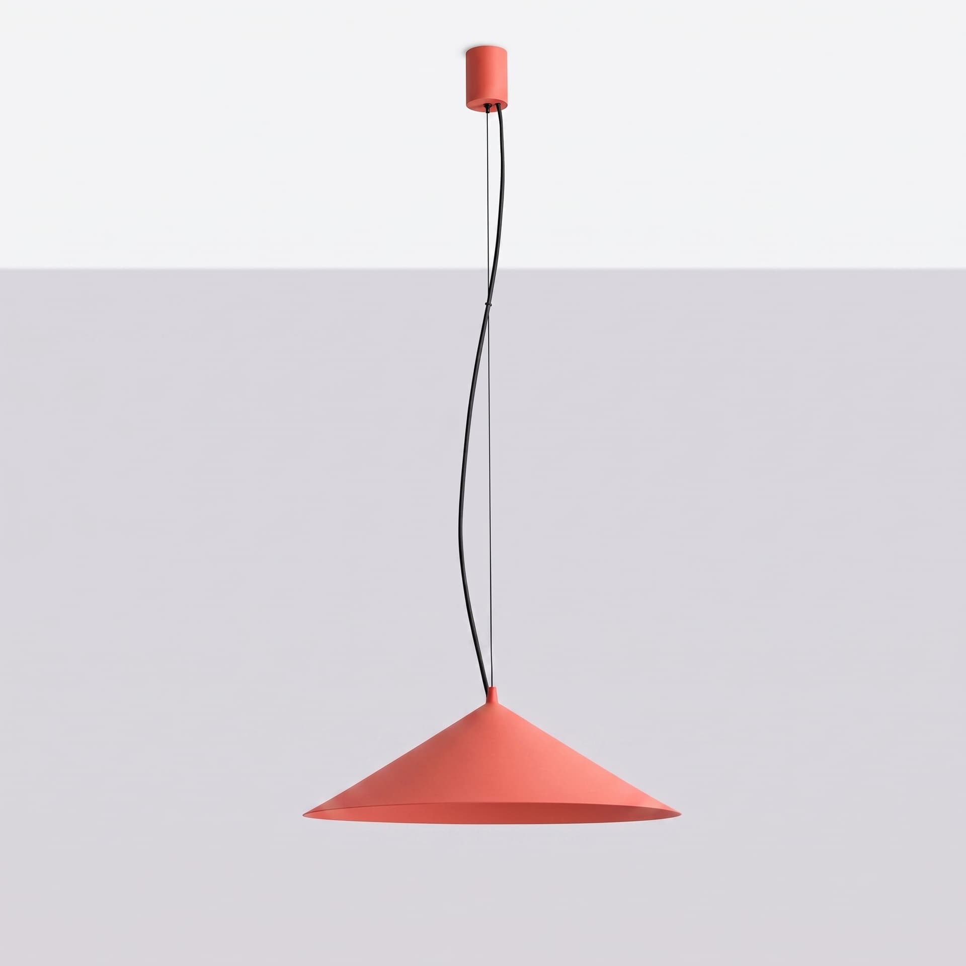 Pendant lamp FINT red, Thoro - 312425