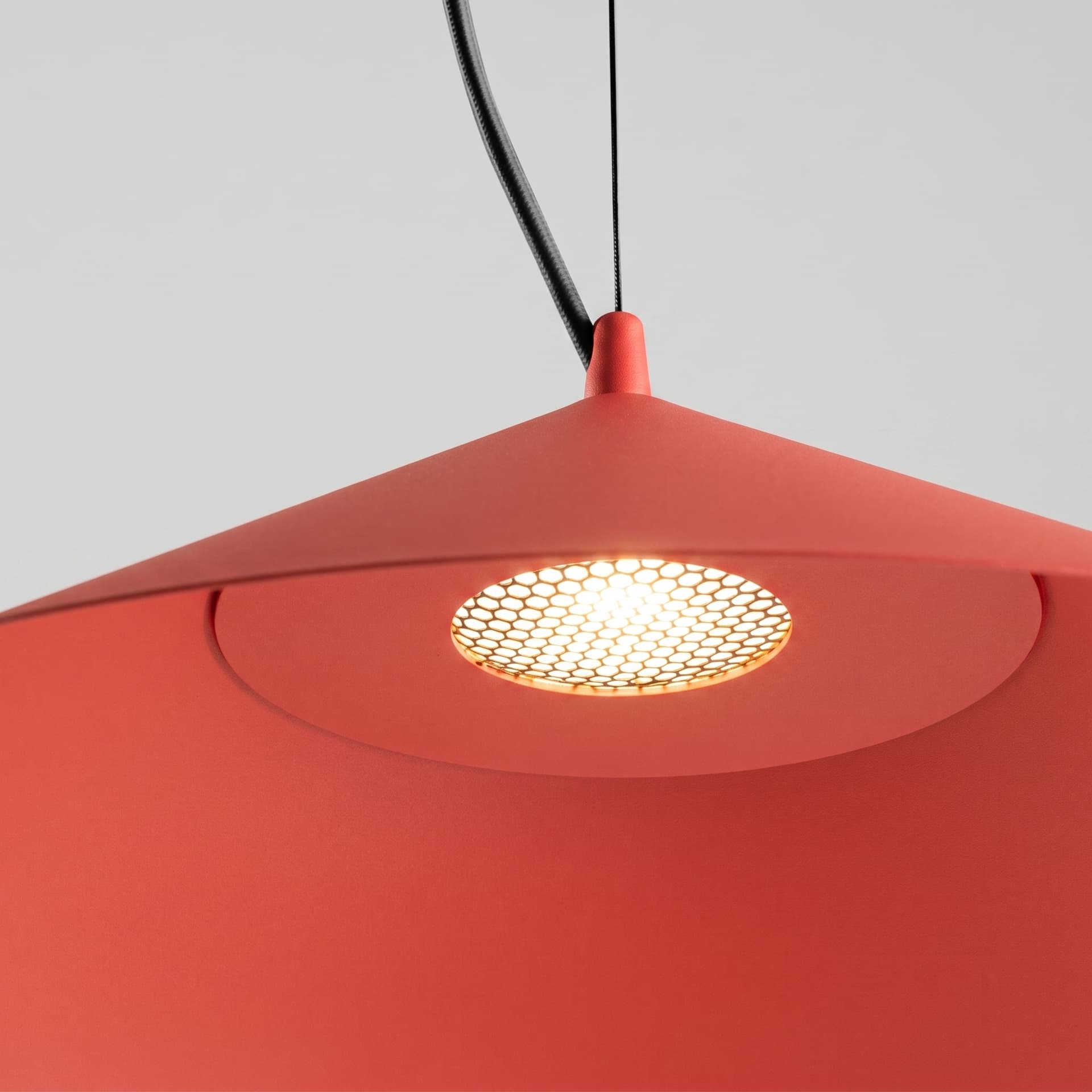 Pendant lamp FINT red, Thoro - 312422