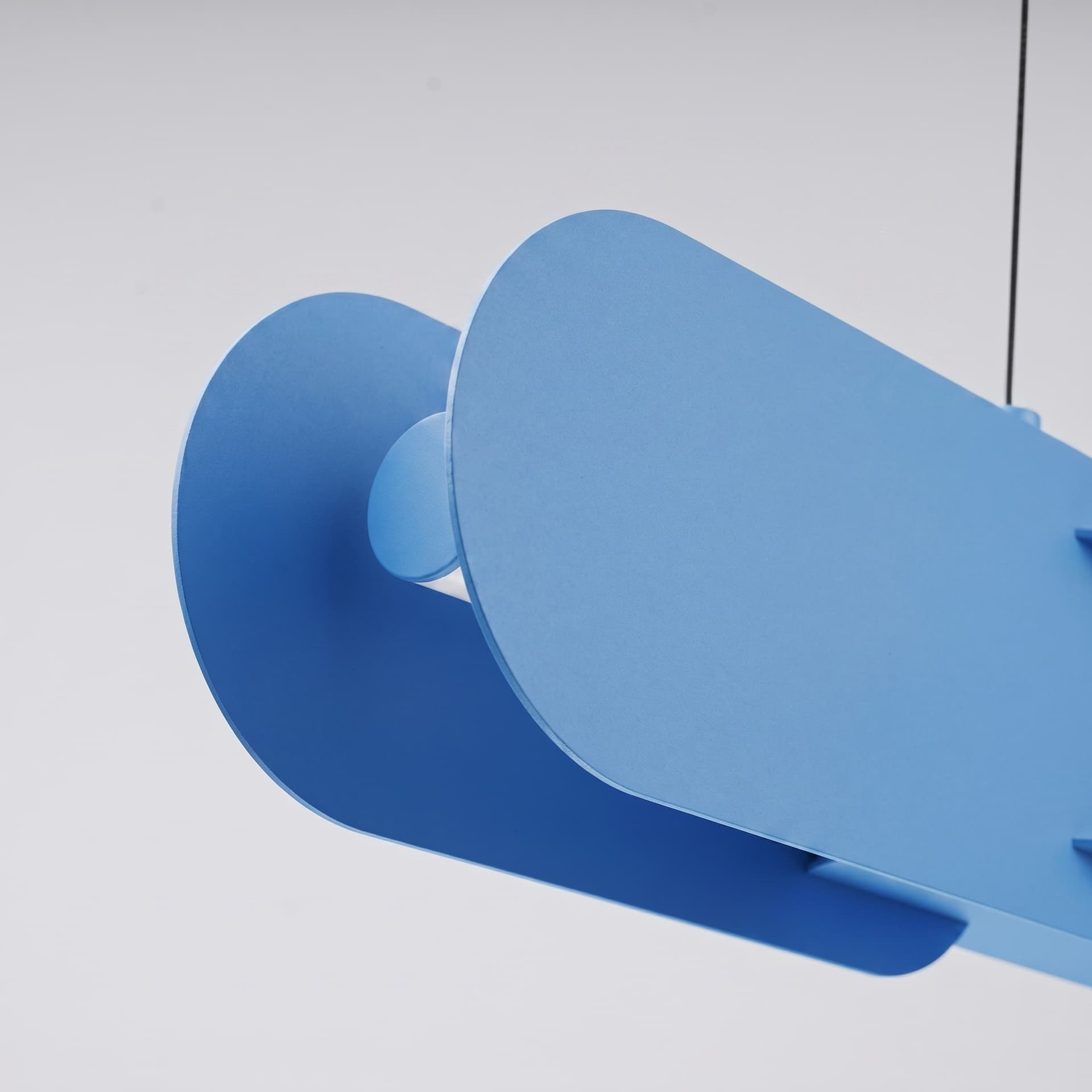 Pendant lamp CHAIN 91 cm, blue, Thoro - 312942
