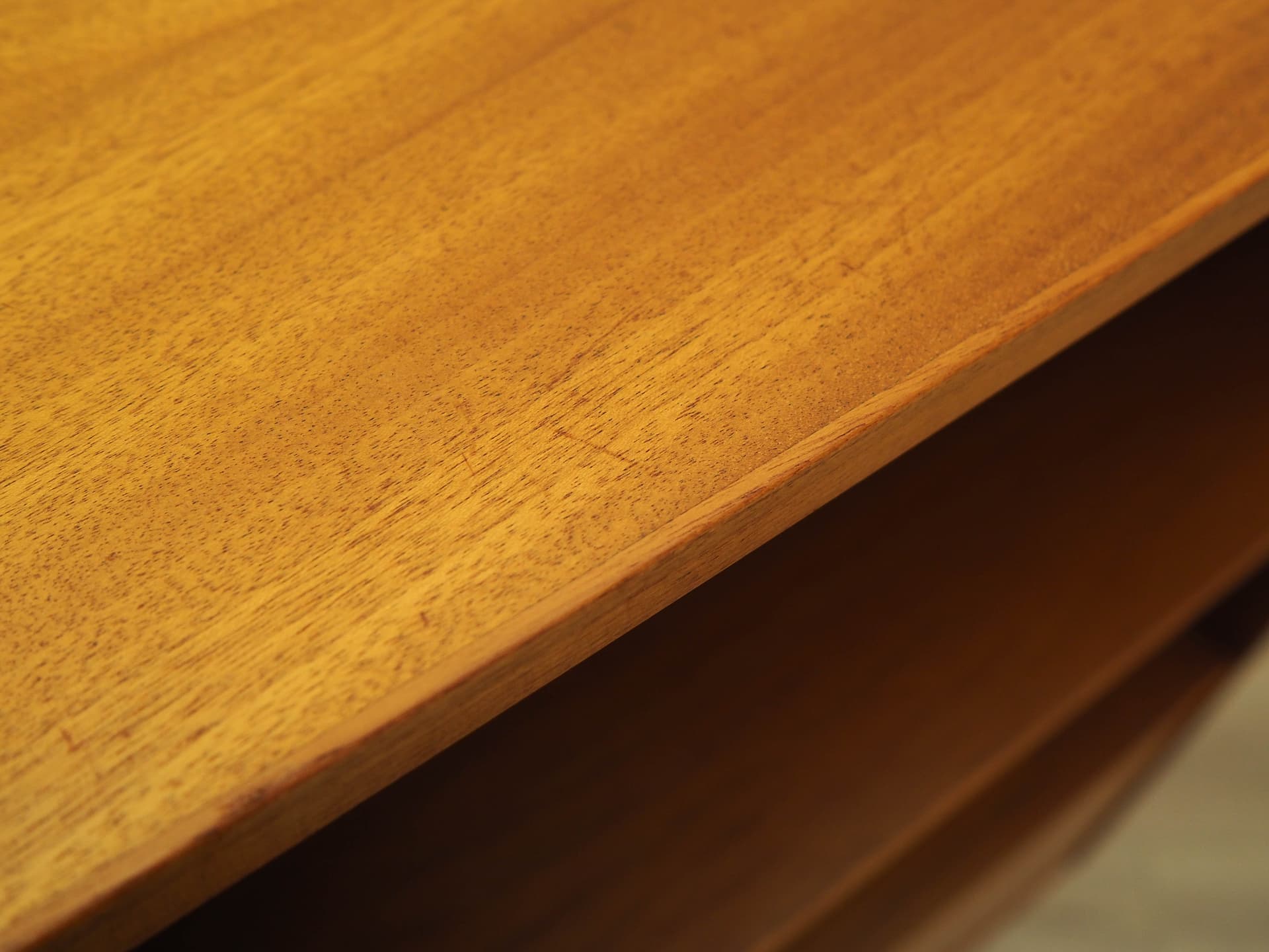 Bookcase, brown teak, black wood, Denmark, 1970s. - 313059