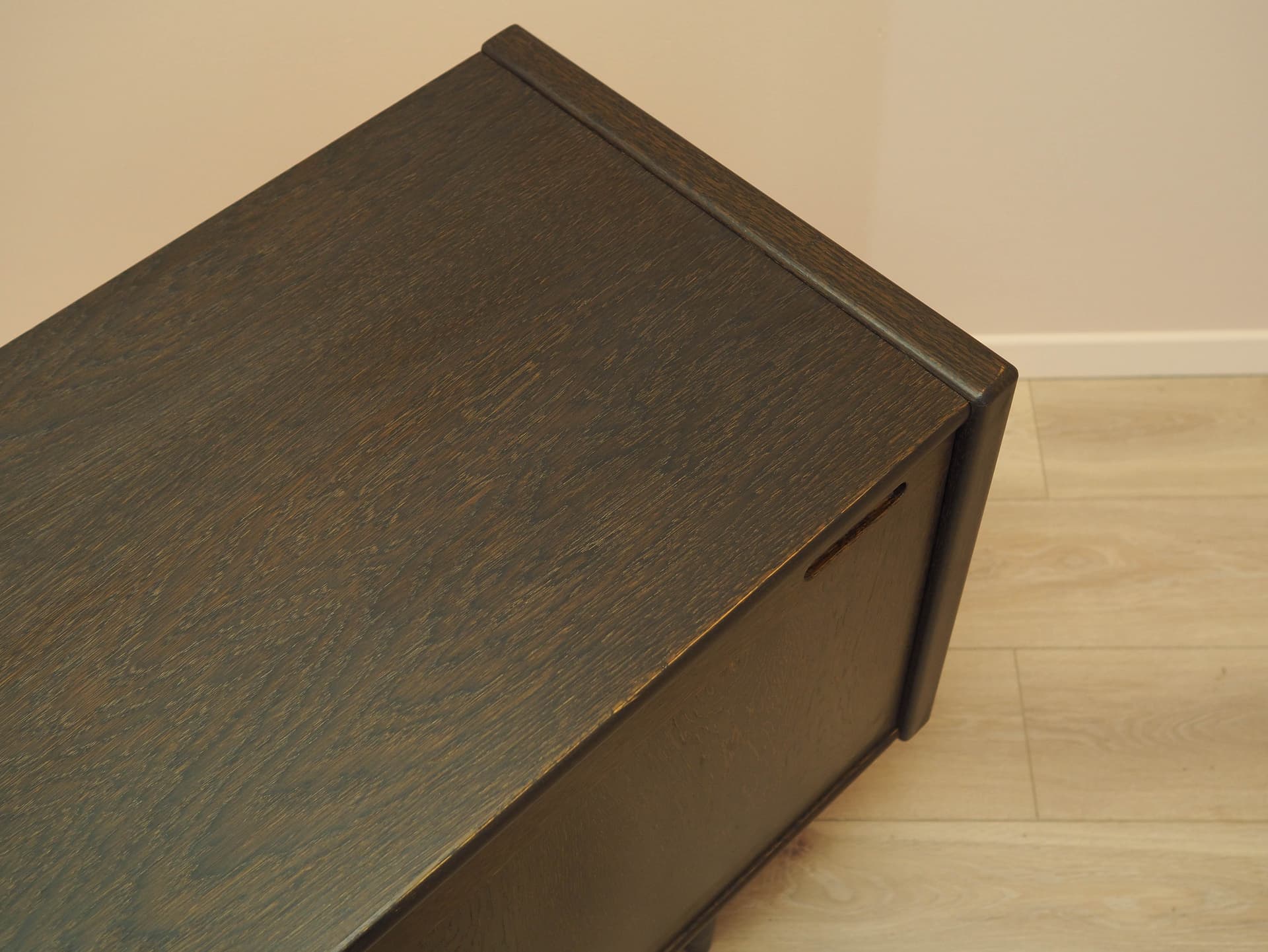 Sideboard, brown oak, black wood, Skovby Møbelfabrik, Denmark, 1970s. - 313084