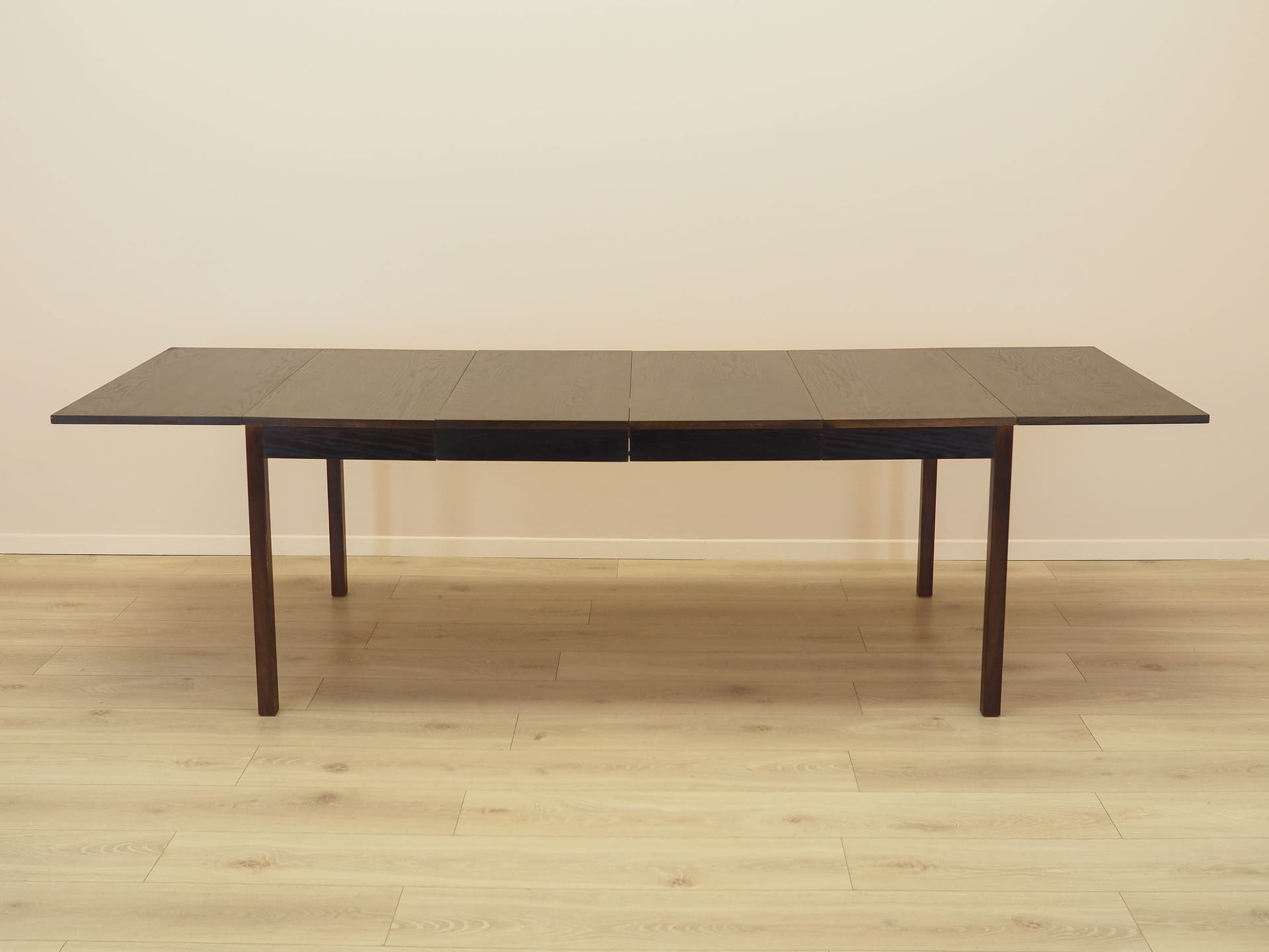 Dining Table, brown oak, Denmark, 1970s. - 313094