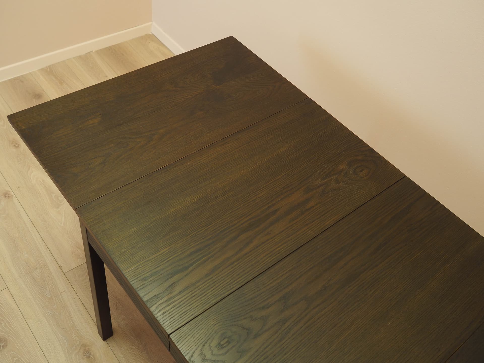 Dining Table, brown oak, Denmark, 1970s. - 313106