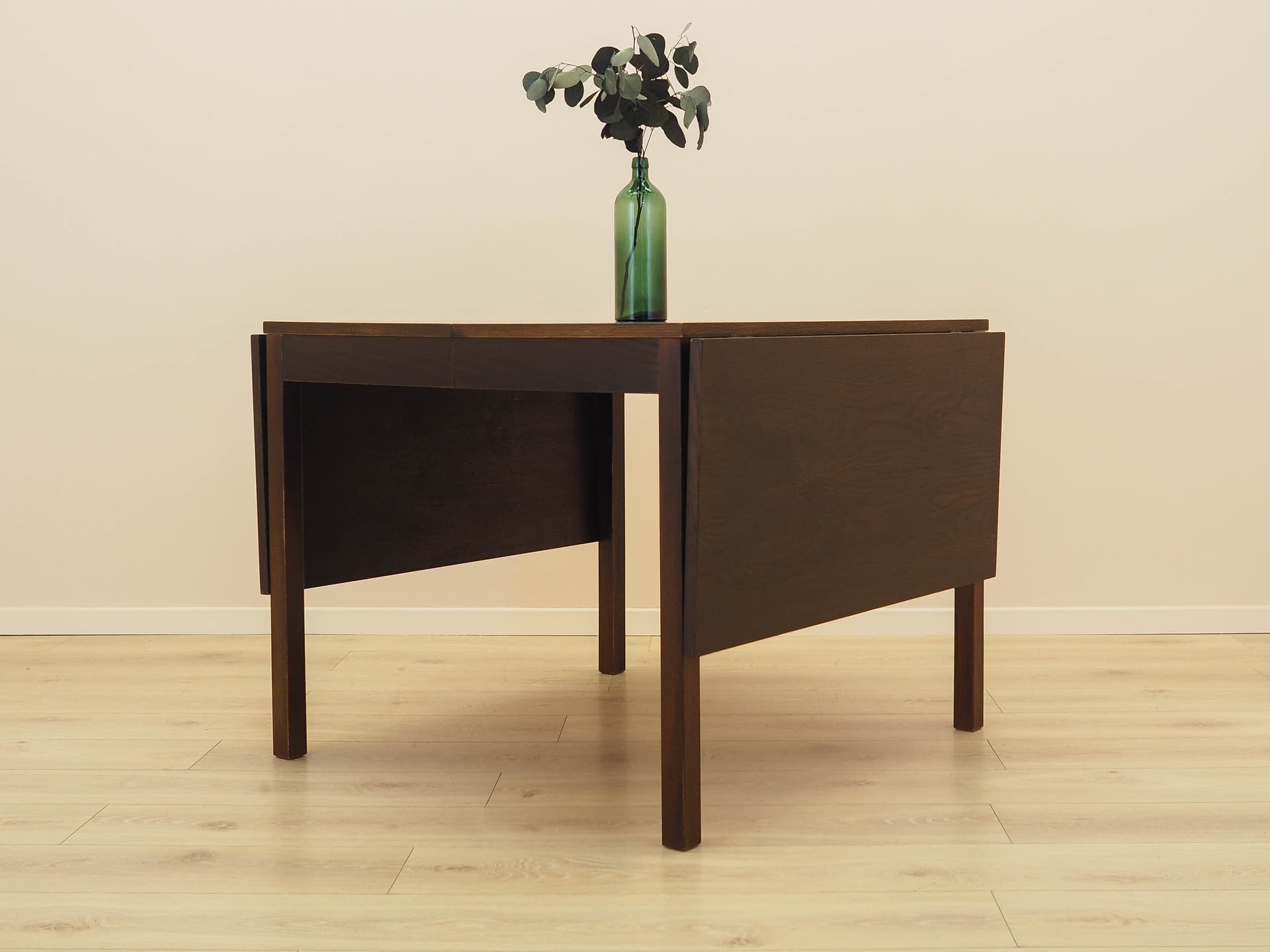 Dining Table, brown oak, Denmark, 1970s. - 313096
