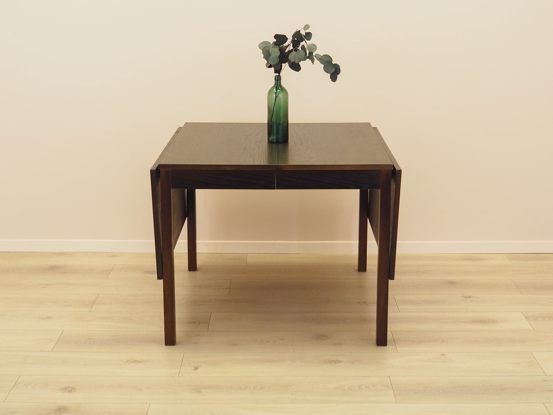Dining Table, brown oak, Denmark, 1970s. - 313095