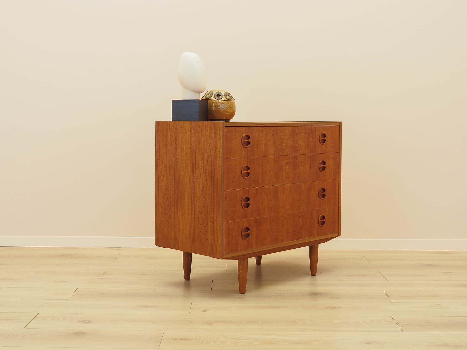 Komoda, teak brązowy, Dania, lata 70. - 313136