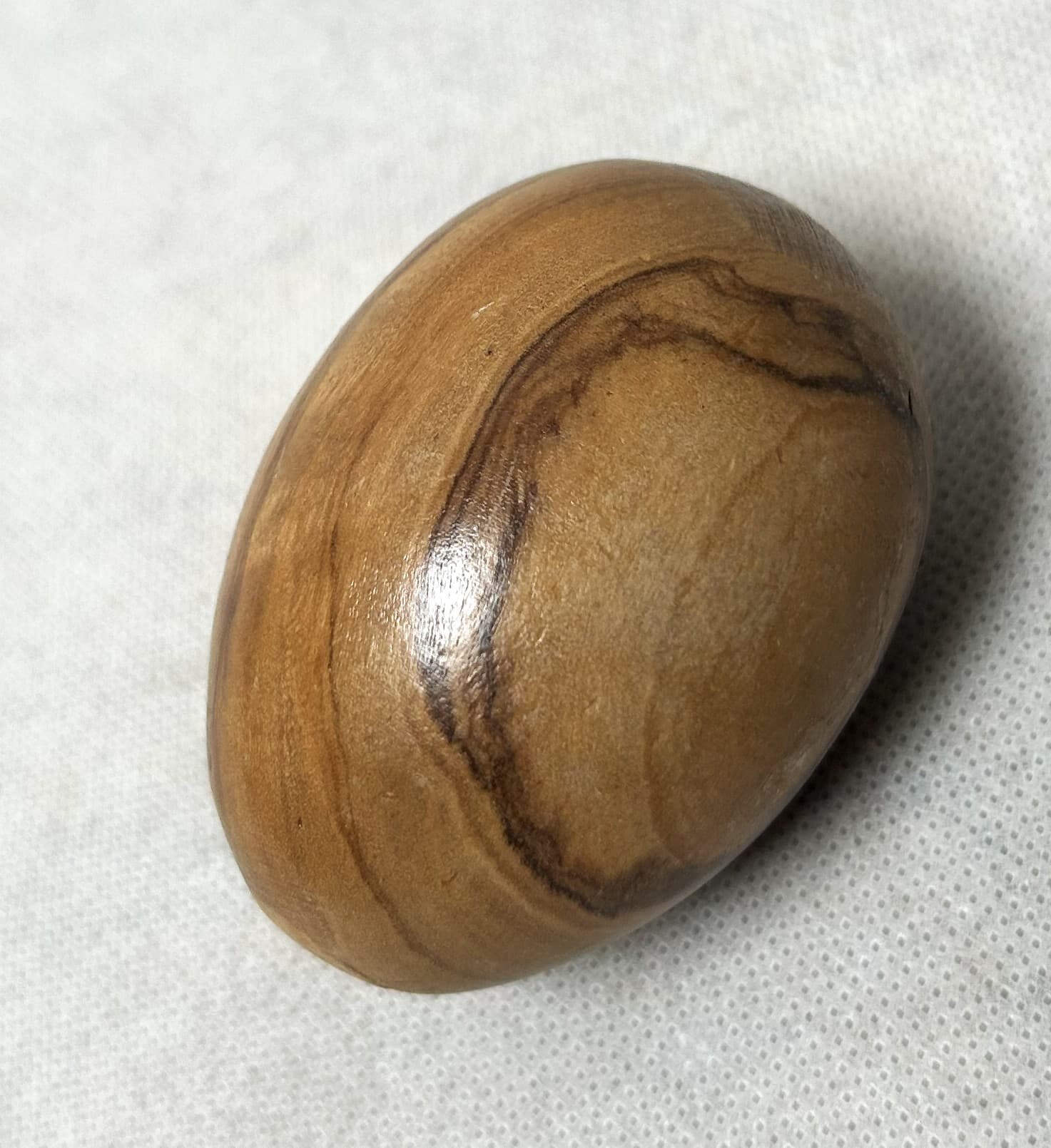 Decorative Egg, brown, wood - 313248