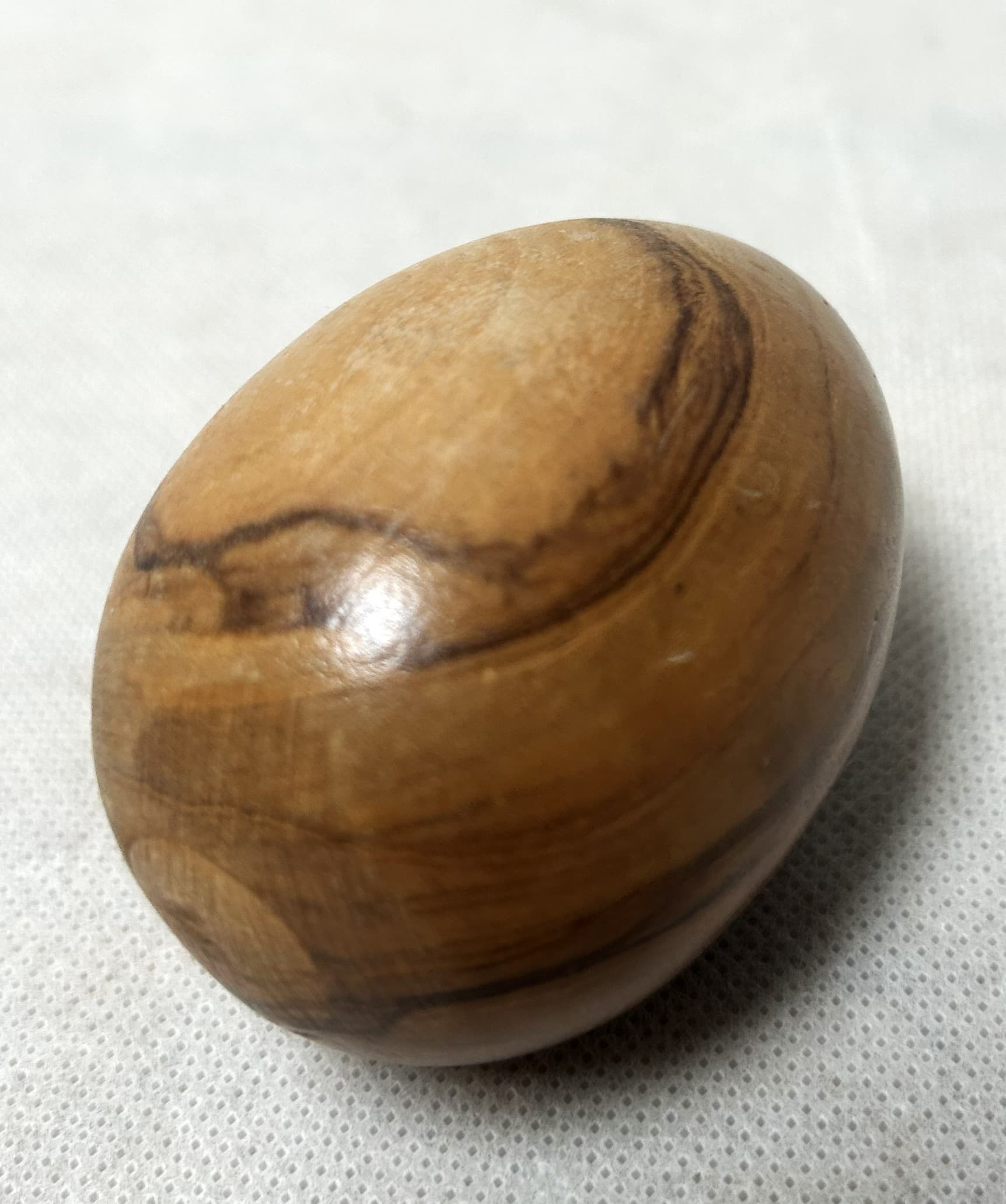 Decorative Egg, brown, wood - 313249