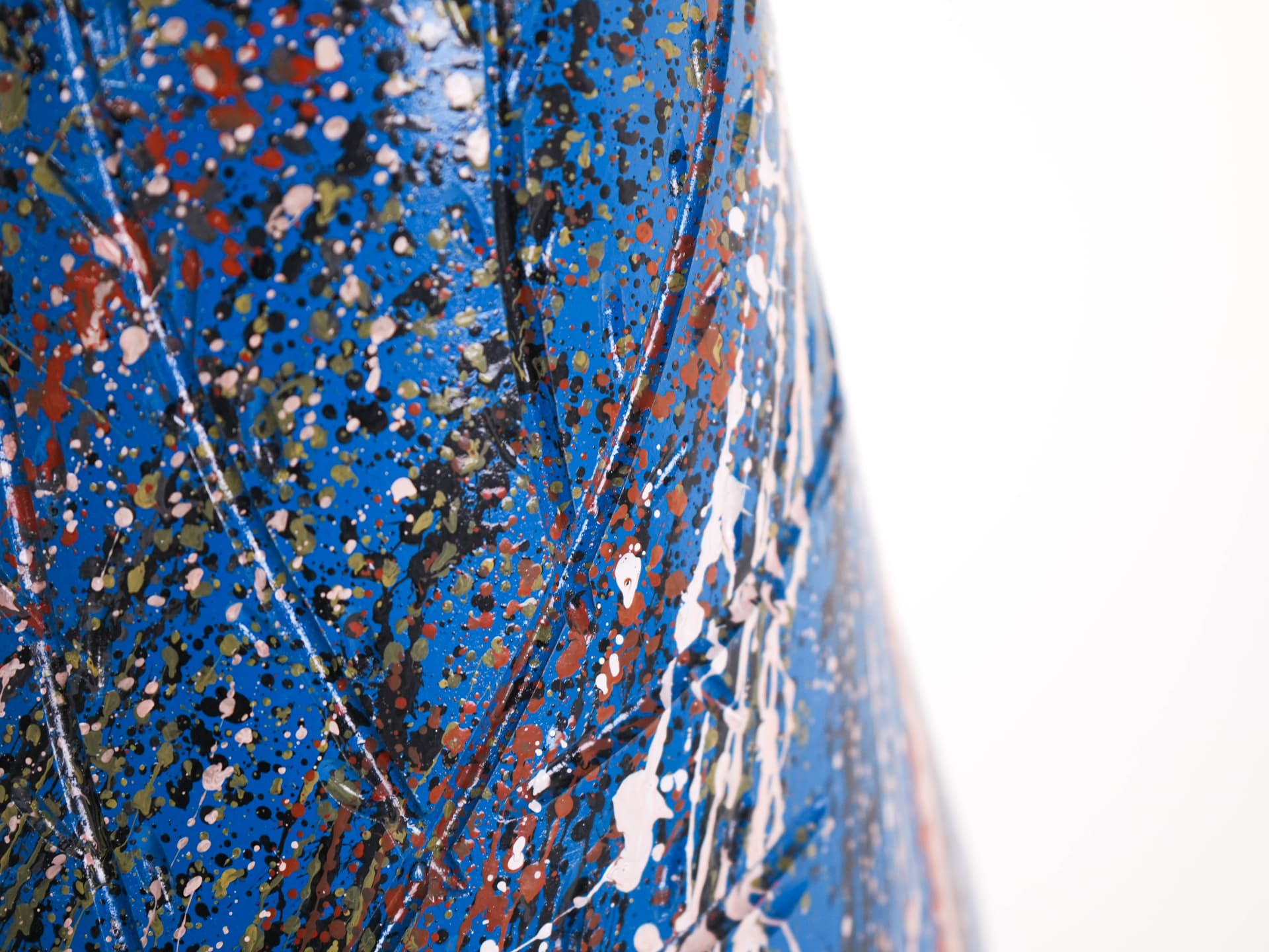 Vase, multicolor ceramic, Denmark, 1970s. - 313356
