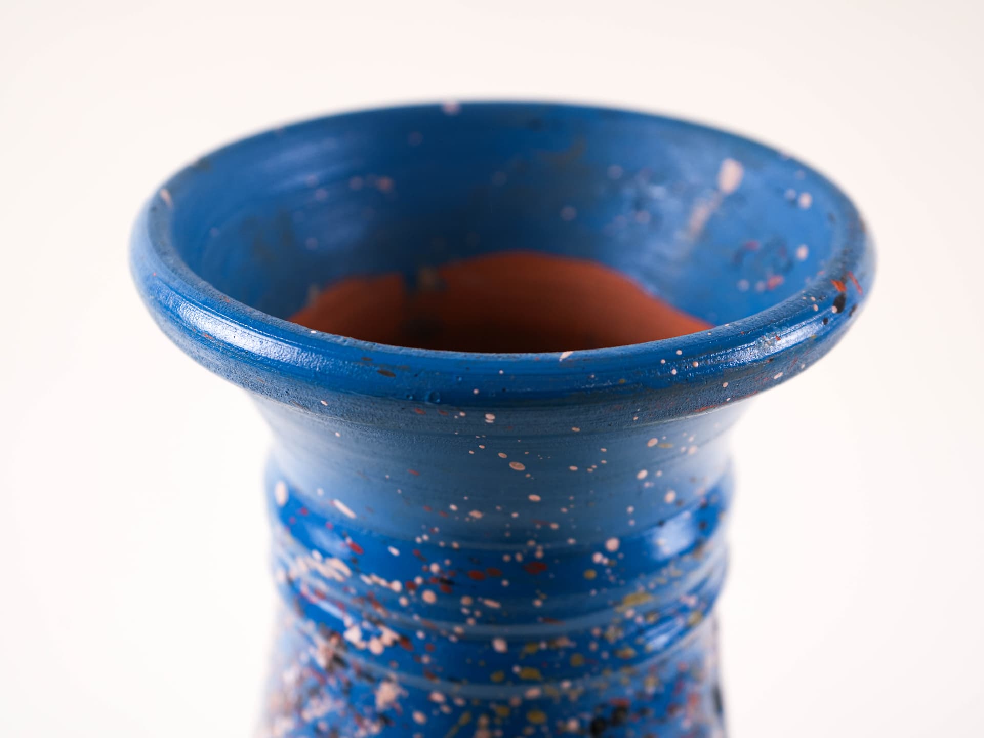 Vase, multicolor ceramic, Denmark, 1970s. - 313351