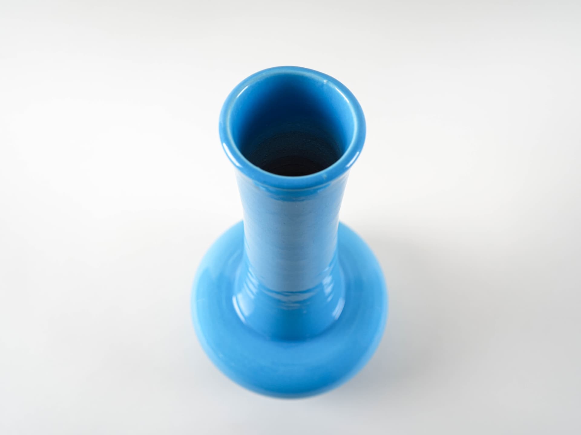 Vase, blue, ceramics, Denmark, 1970s. - 313362