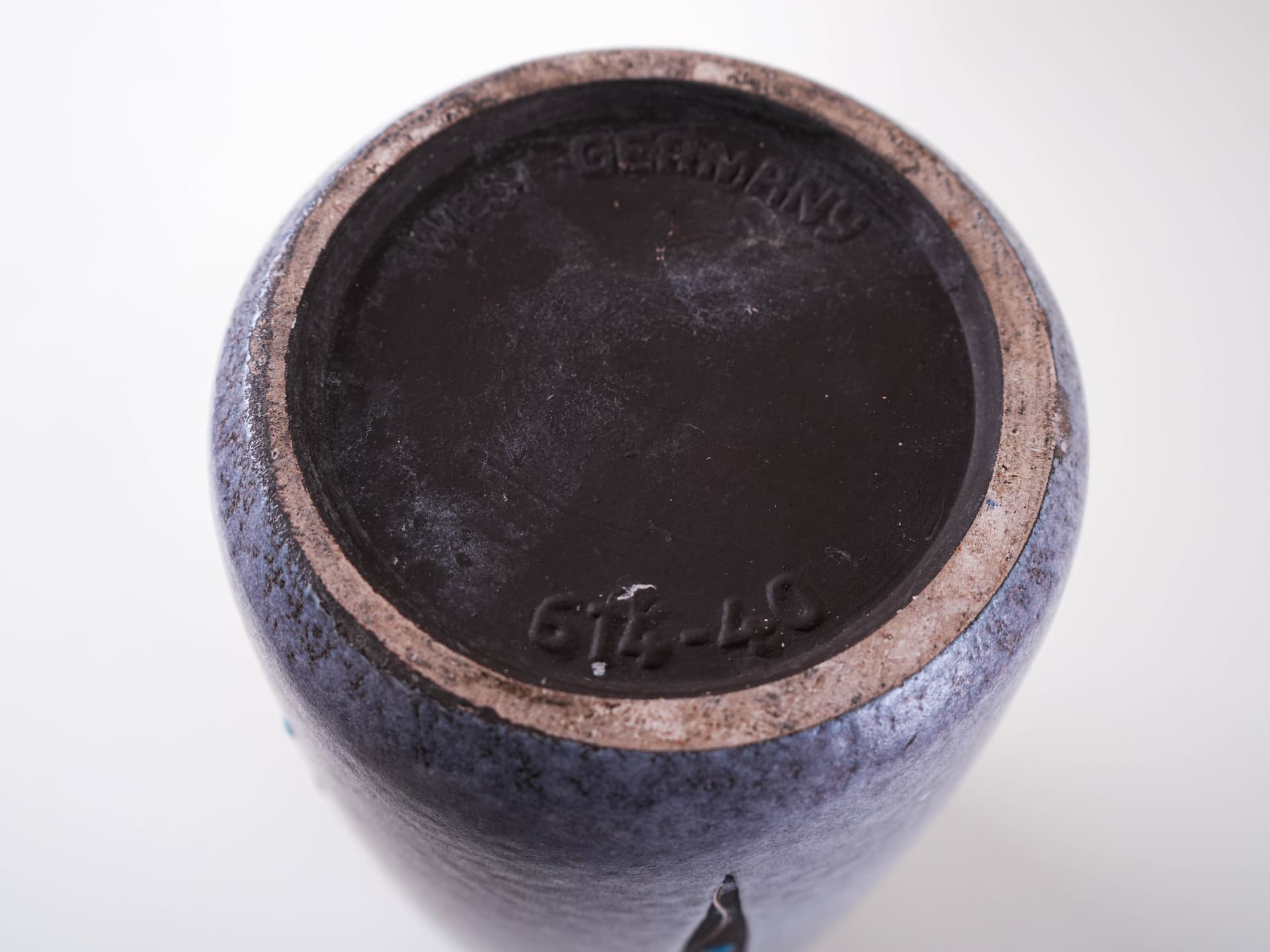 Vase, grey, ceramics, Germany, 1960s. - 313367