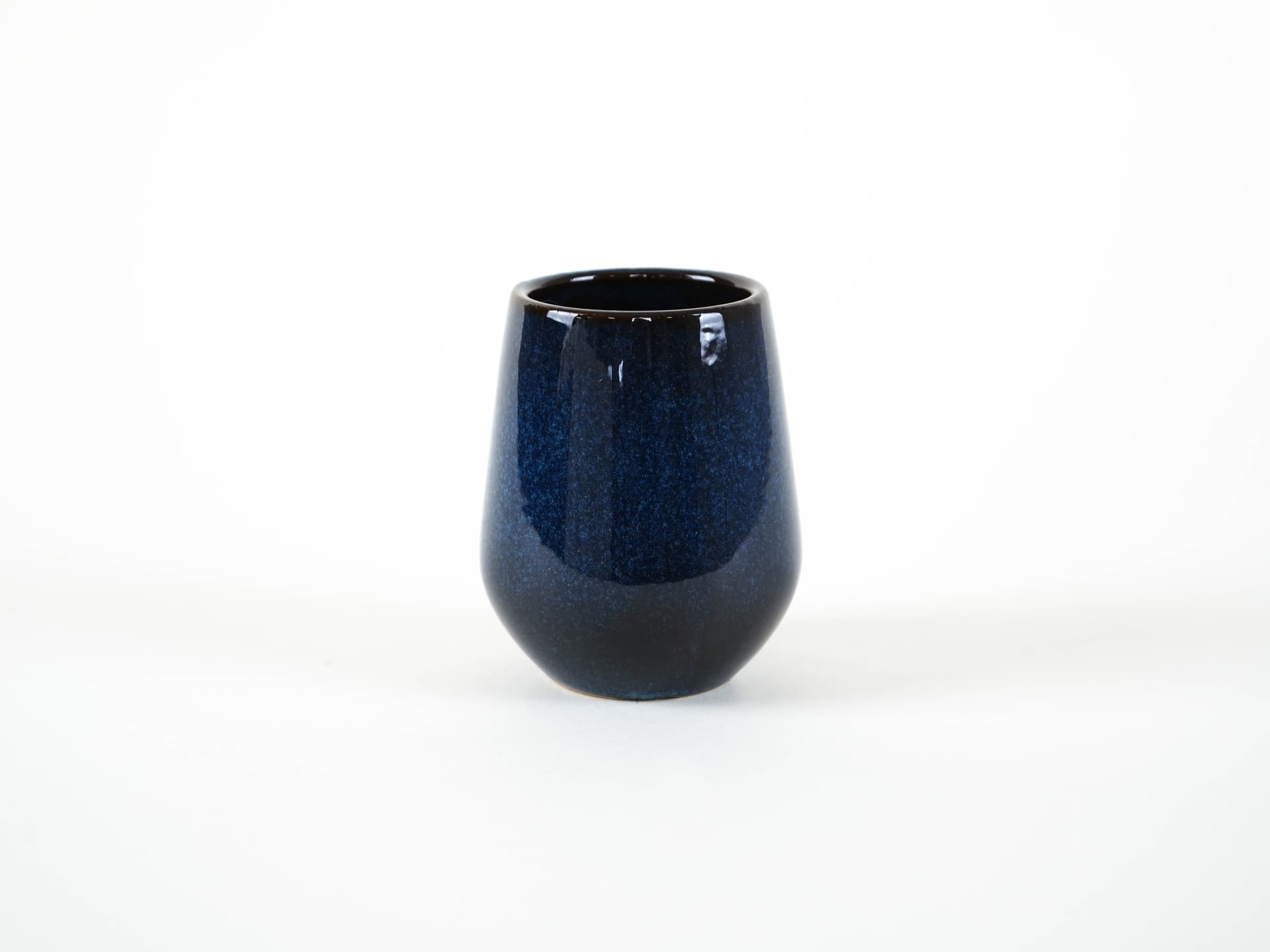 Vase, blue, ceramic, Denmark, 1970s. - 313411