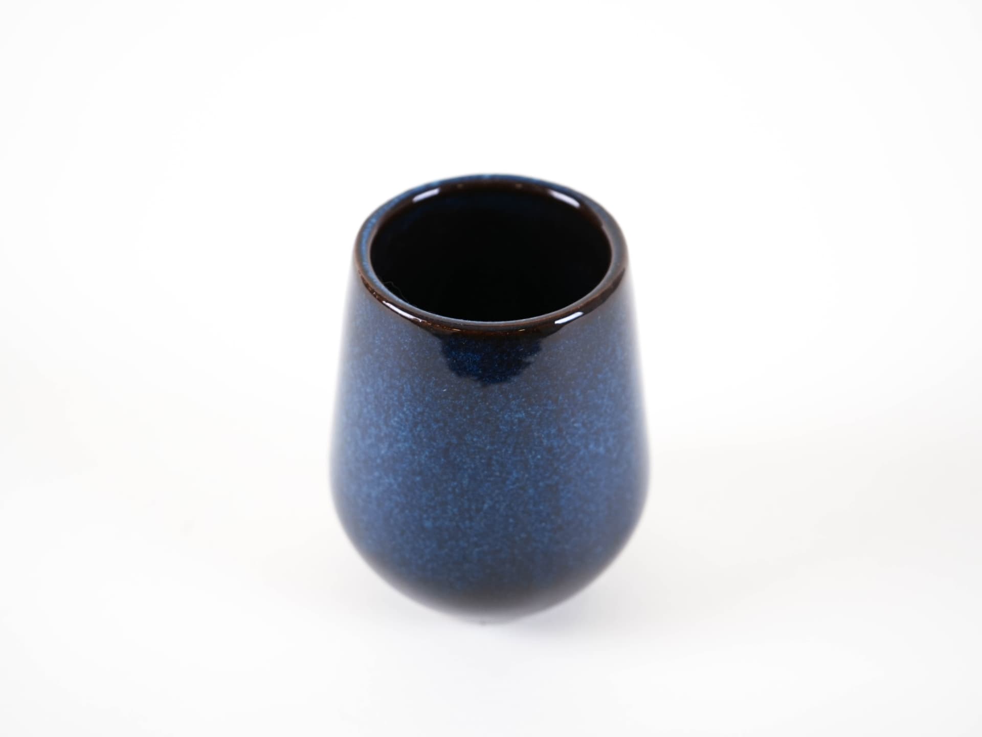 Vase, blue, ceramic, Denmark, 1970s. - 313409