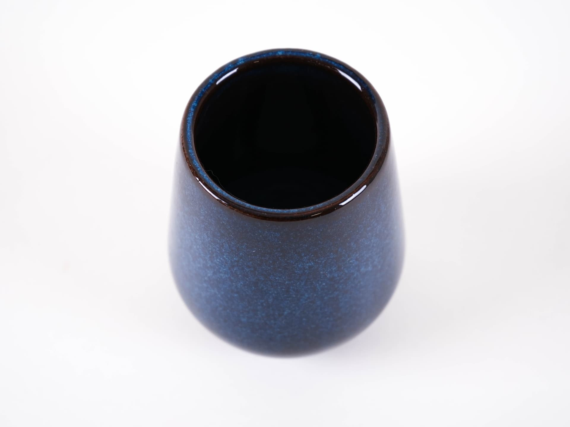 Vase, blue, ceramic, Denmark, 1970s. - 313412
