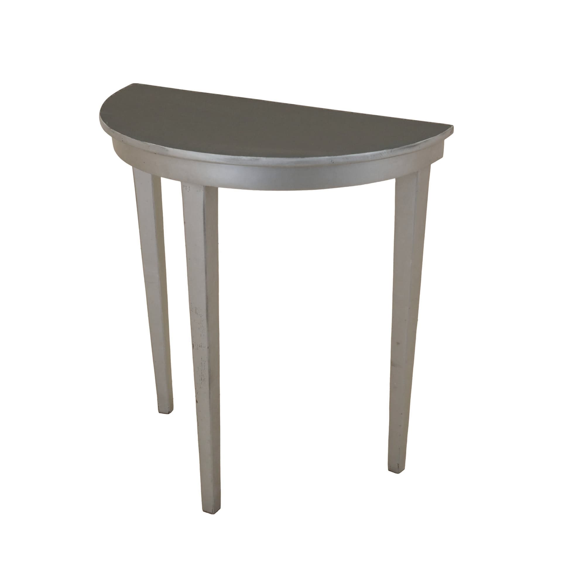 Console Table, black pine top, grey pine frame, Denmark, 1960s.