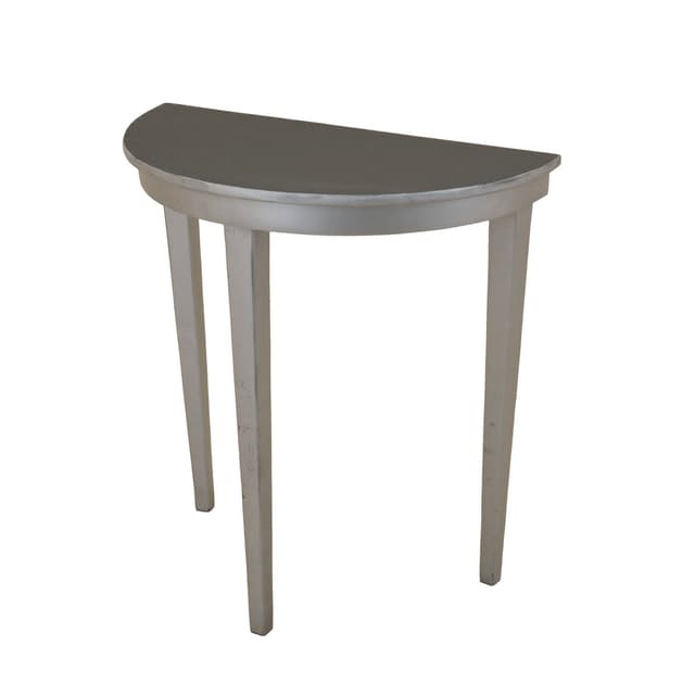 Console Table, black pine top, grey pine frame, Denmark, 1960s. - DIMENSION