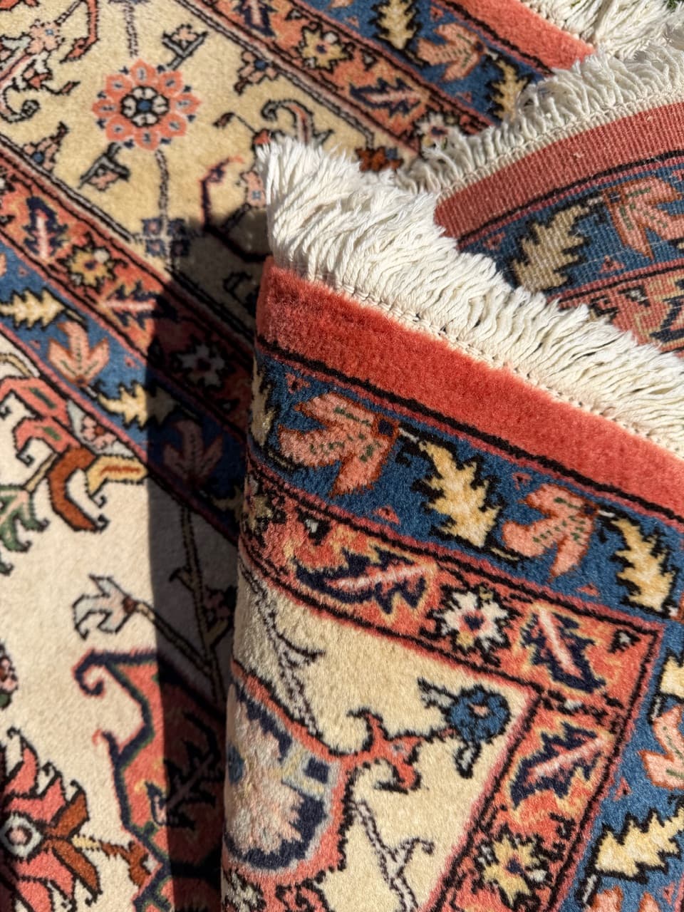 Rug Heriz 350x250 cm, red blue, wool, Iran - 313740